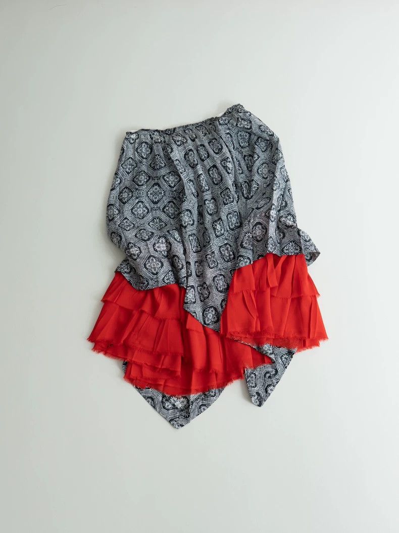Comme des Garcons Comme des Garcons 2007ss Patterned Skirt - dmc Size US 28 / EU 44 - 1 Thumbnail