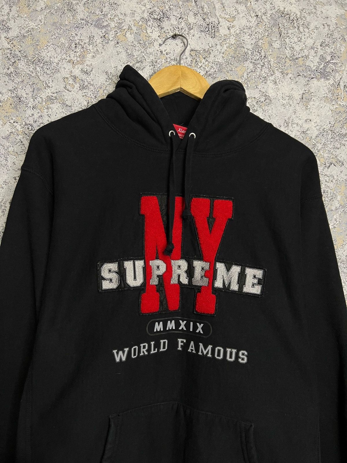 Supreme NY MMXIX Red 2024 Hoodie