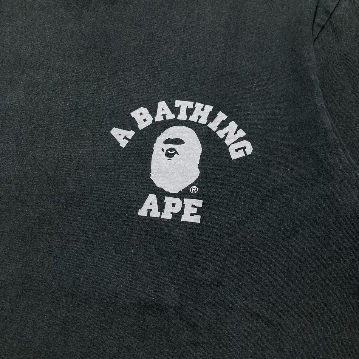 Bape Bape A Bathing Ape College Logo “Together Strong” Tee Black Size US XL / EU 56 / 4 - 4 Thumbnail