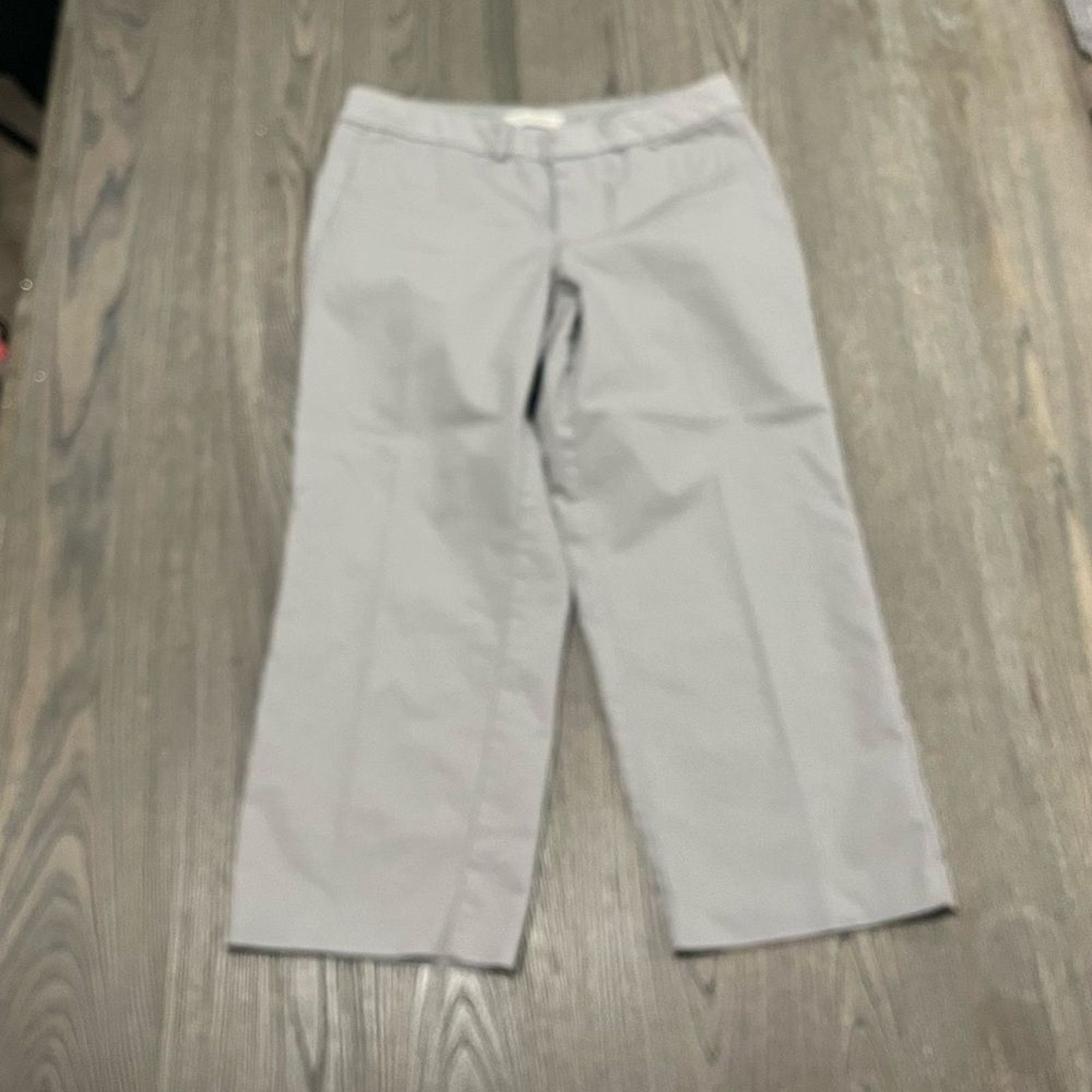Dockers Dockers Light Gray Cropped Wide Leg Trousers Size 4 Size 27" / US 4 / IT 40 - 1 Thumbnail