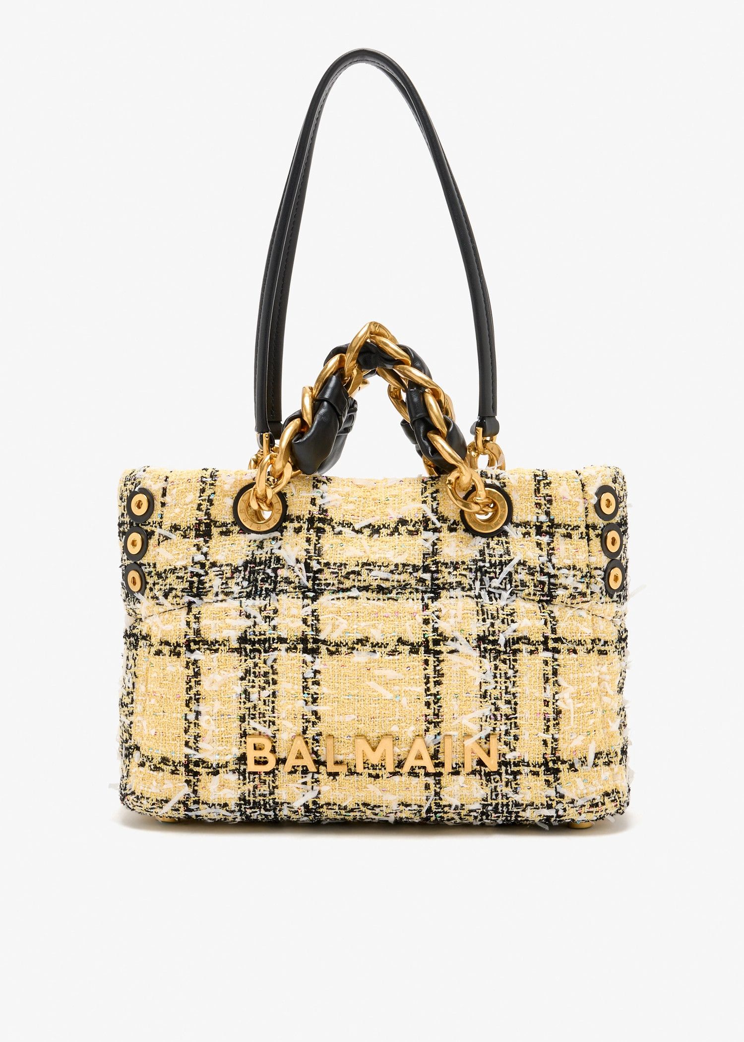 Balmain os11x0326 Size: OS / 1945 Soft Cabas Bag in Beige Size ONE SIZE - 1 Thumbnail