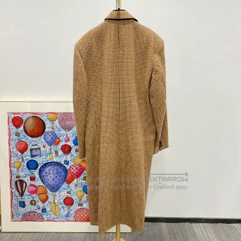 Balenciaga Balenciaga Long Plaid Coat, Size 36 Size XS / US 0-2 / IT 36-38 - 2 Thumbnail