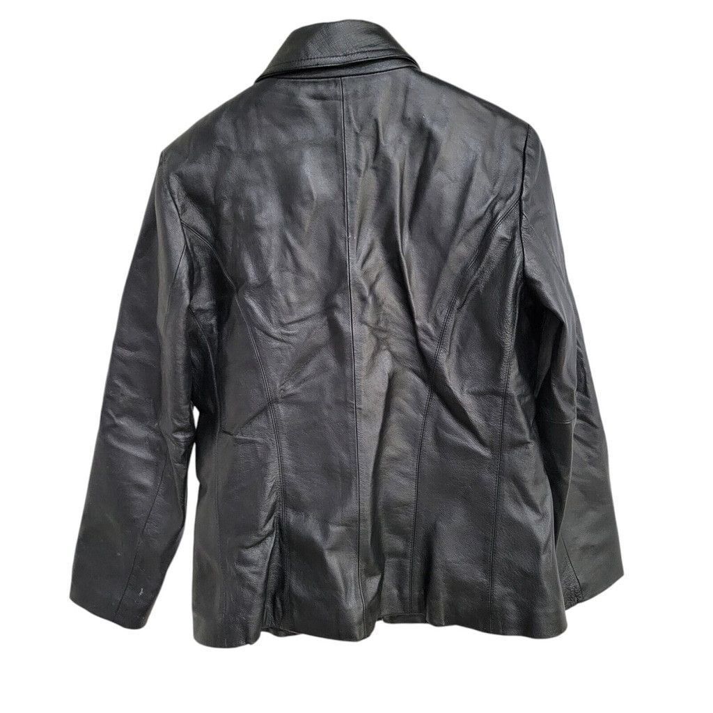 Worthington Worthington Genuine Leather Full-Zip Women's Jacket. Medium Size M / US 6-8 / IT 42-44 - 6 Thumbnail