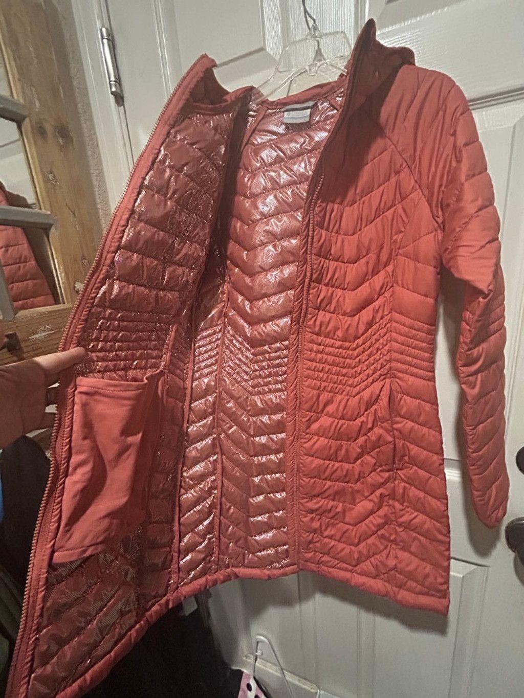 Columbia Women's Columbia Red Puffer Jacket, Size S Size S / US 4 / IT 40 - 1 Thumbnail