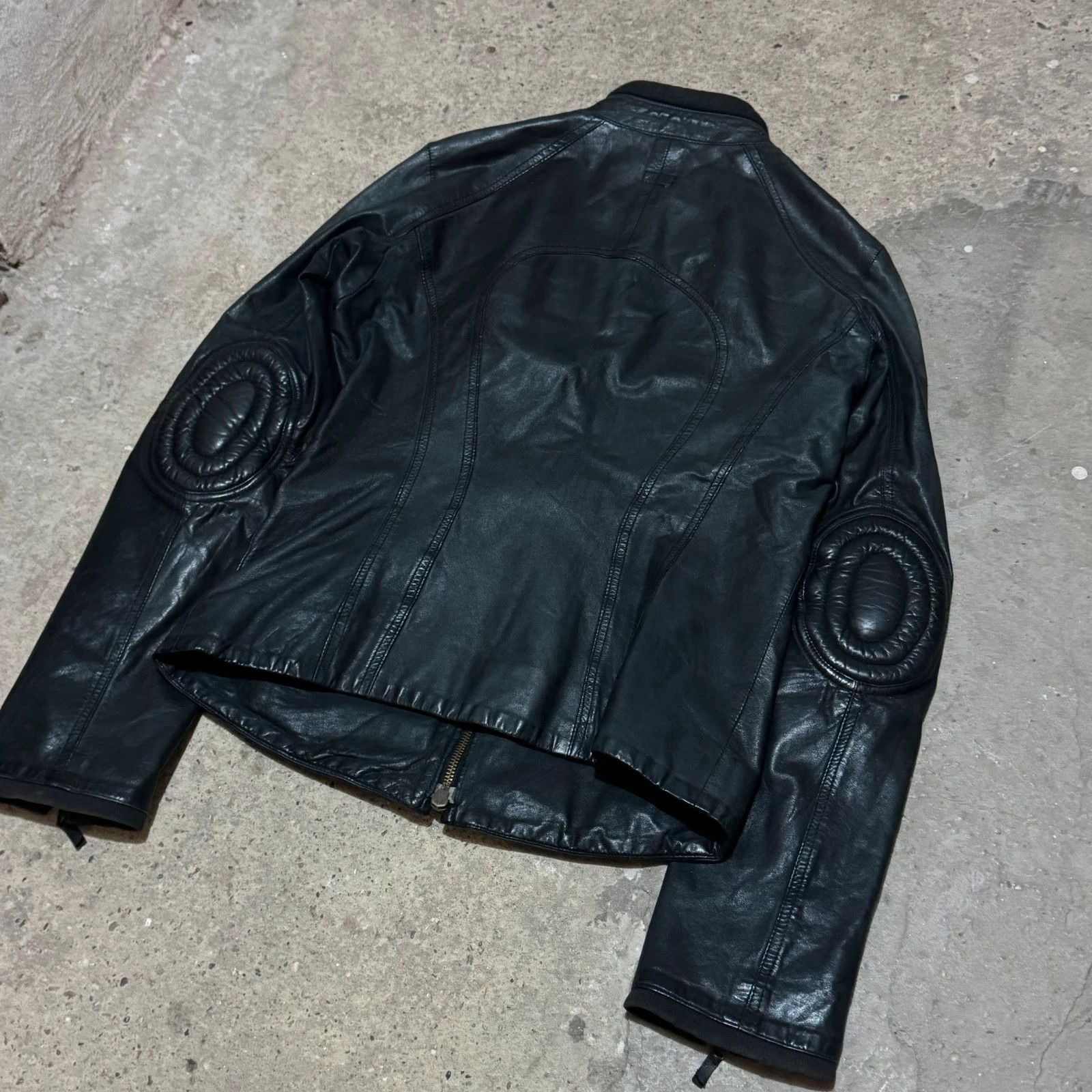 Le Grande Bleu (L.G.B.) Lgb no s-riders calf skin leather jacket Size US M / EU 48-50 / 2 - 8 Thumbnail