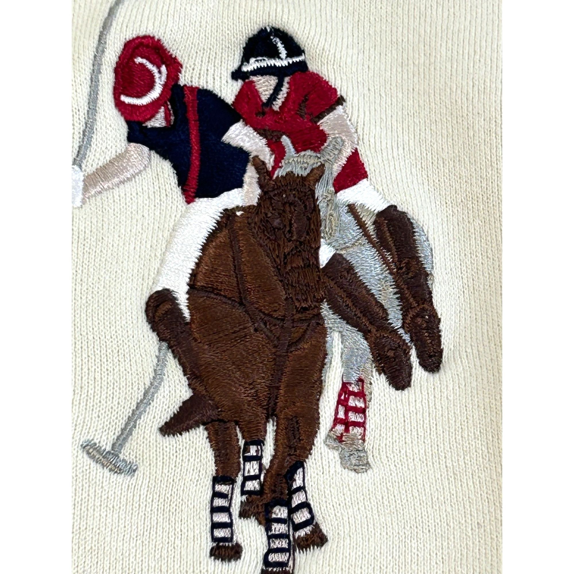 U.S. Polo Assn. U.S. Polo Assn. Men’s Vtg Hoodie Cream M Long Sleeve Embroi Size US M / EU 48-50 / 2 - 15 Thumbnail