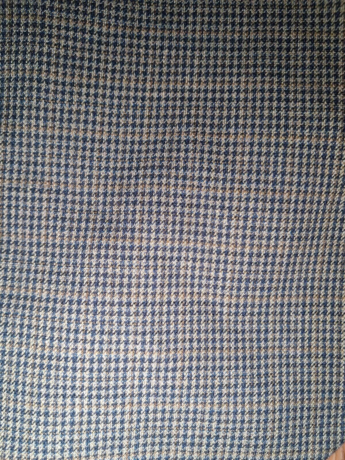 Polo Ralph Lauren Chaps Ralph Lauren Sport Coat 42XL Beige Houndstooth Silk Size 42L - 6 Thumbnail