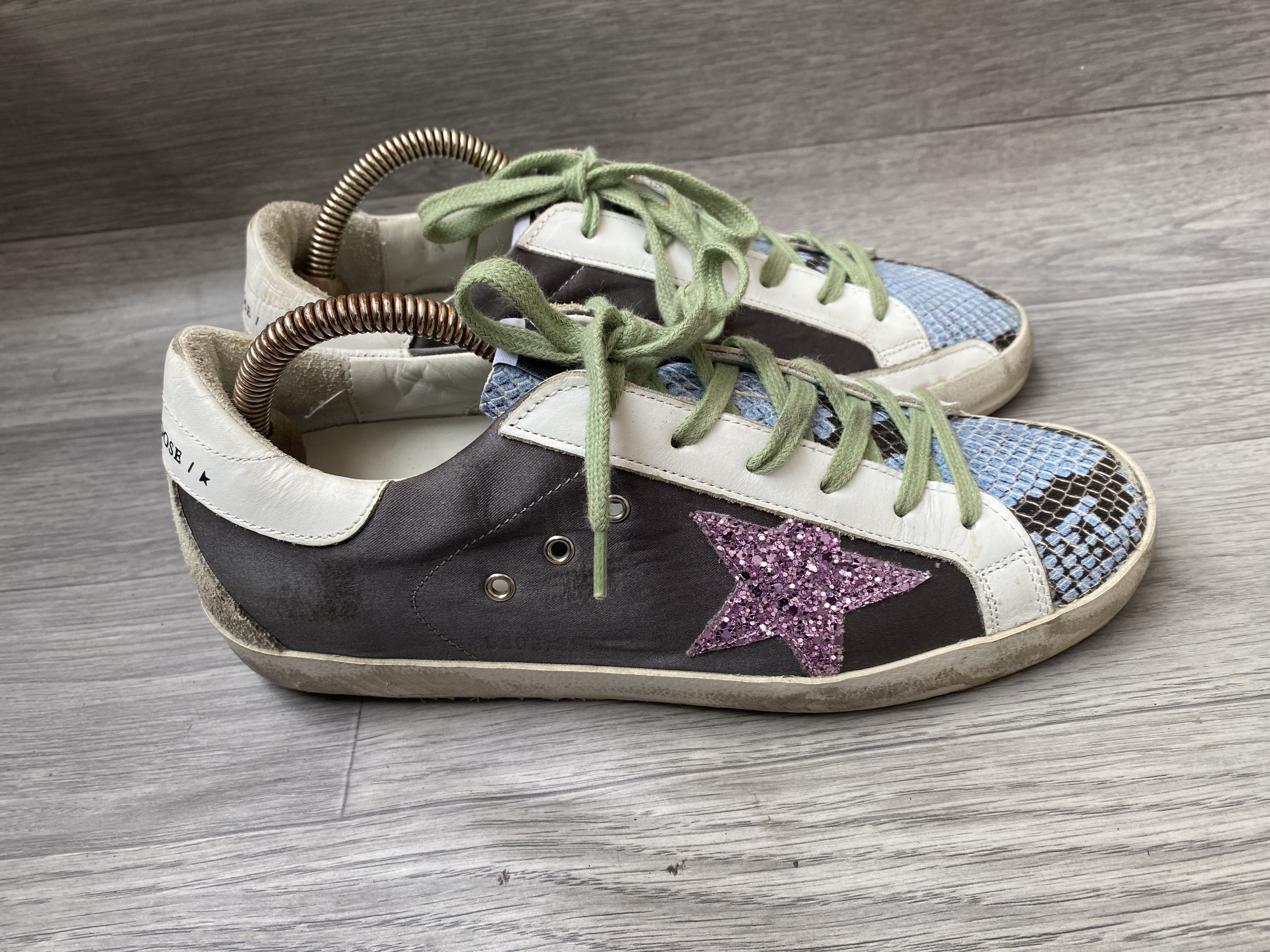 Golden Goose Golden goose superstar colourful low snake print sneakers Size US 9 / IT 39 - 8 Thumbnail