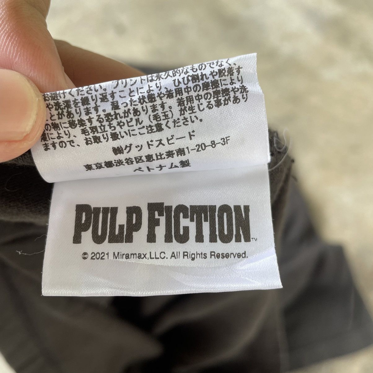 Japanese Brand × Vintage 🔥Rare🔥🇯🇵Wego Potrait Scene Of Pulp Fiction Movie Promo Tee Size US L / EU 52-54 / 3 - 6 Thumbnail