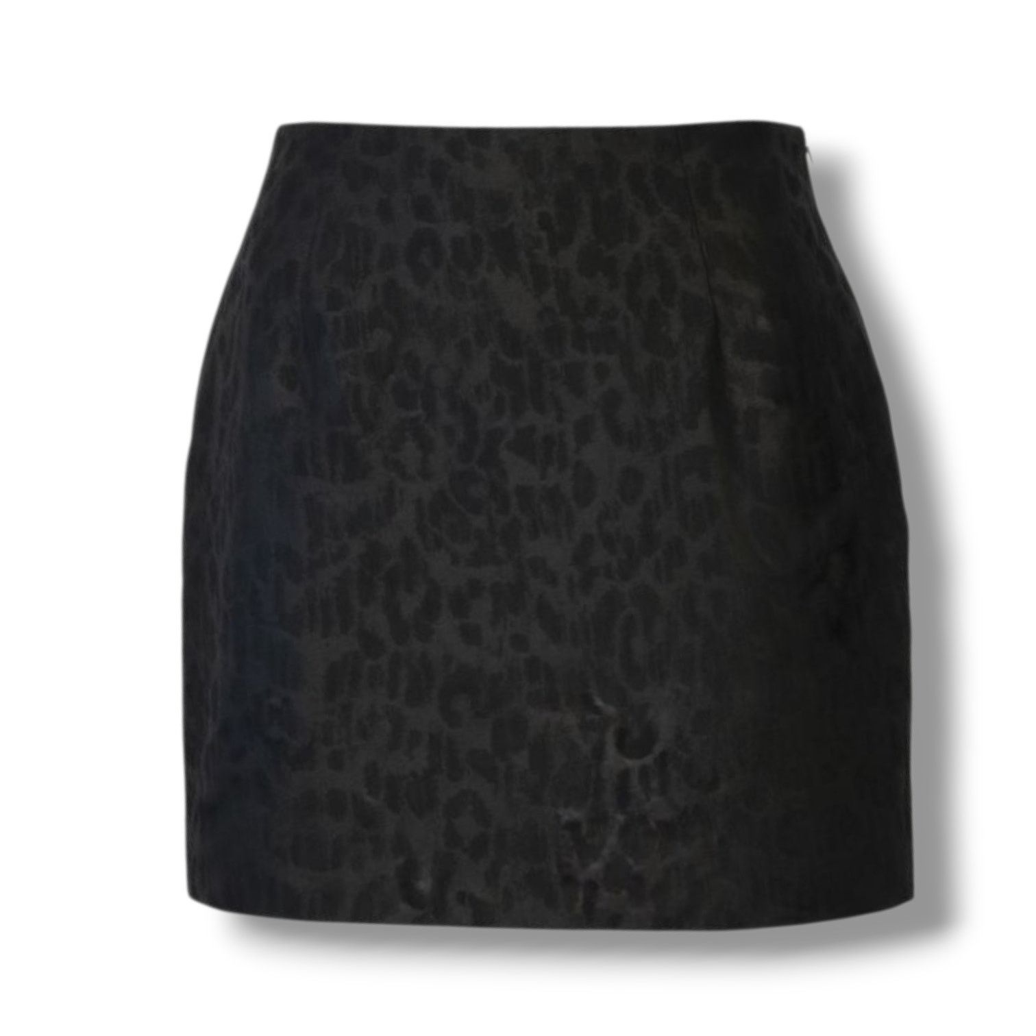 Gap GAP Women’s Black Animal Print A-Line Skirt Size 8 | Pockets Size 30" / US 8 / IT 44 - 1 Thumbnail
