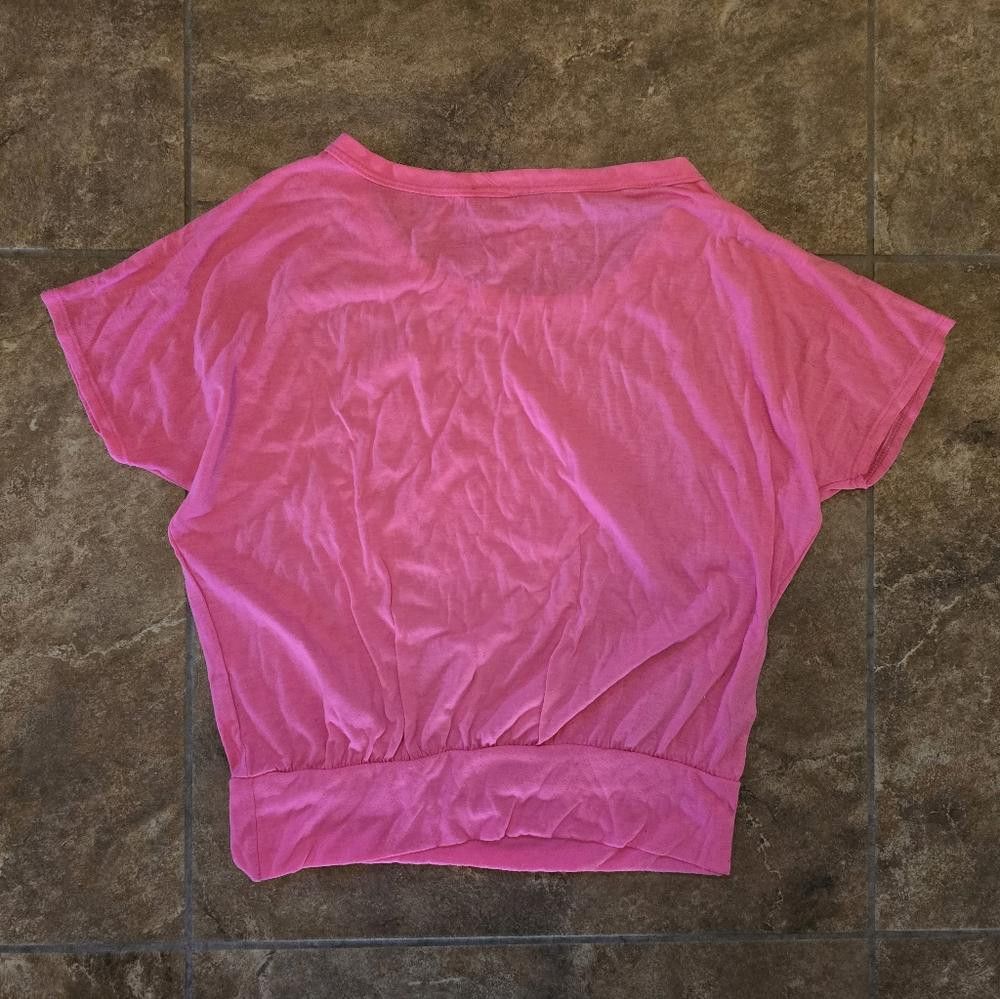 Designer Pink Neon Cropped Pinc Short Sleeve Size M / US 6-8 / IT 42-44 - 2 Thumbnail