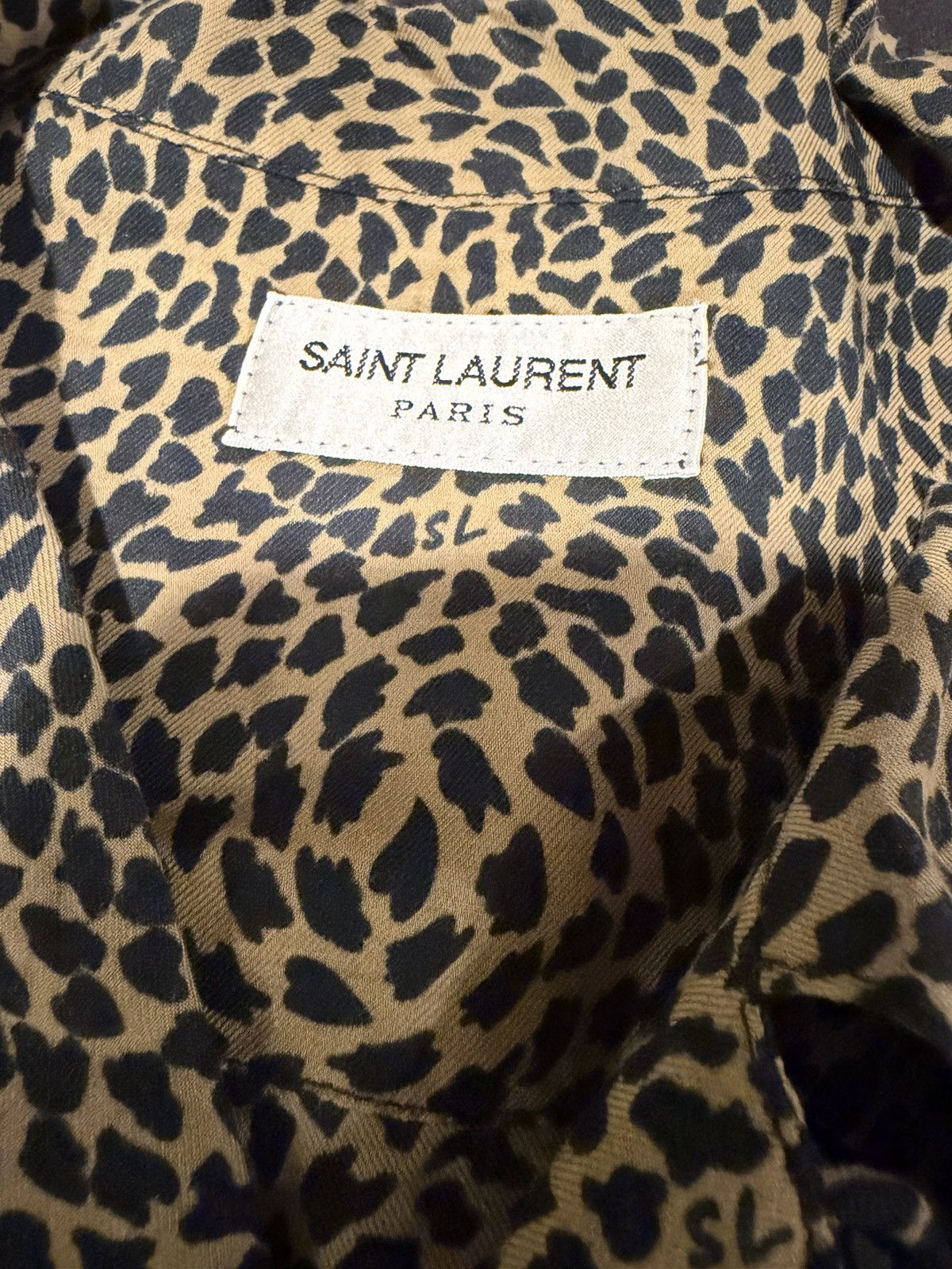 Saint Laurent Paris Saint Laurent men leopard print shirt.XL. $890 Size US XL / EU 56 / 4 - 5 Thumbnail