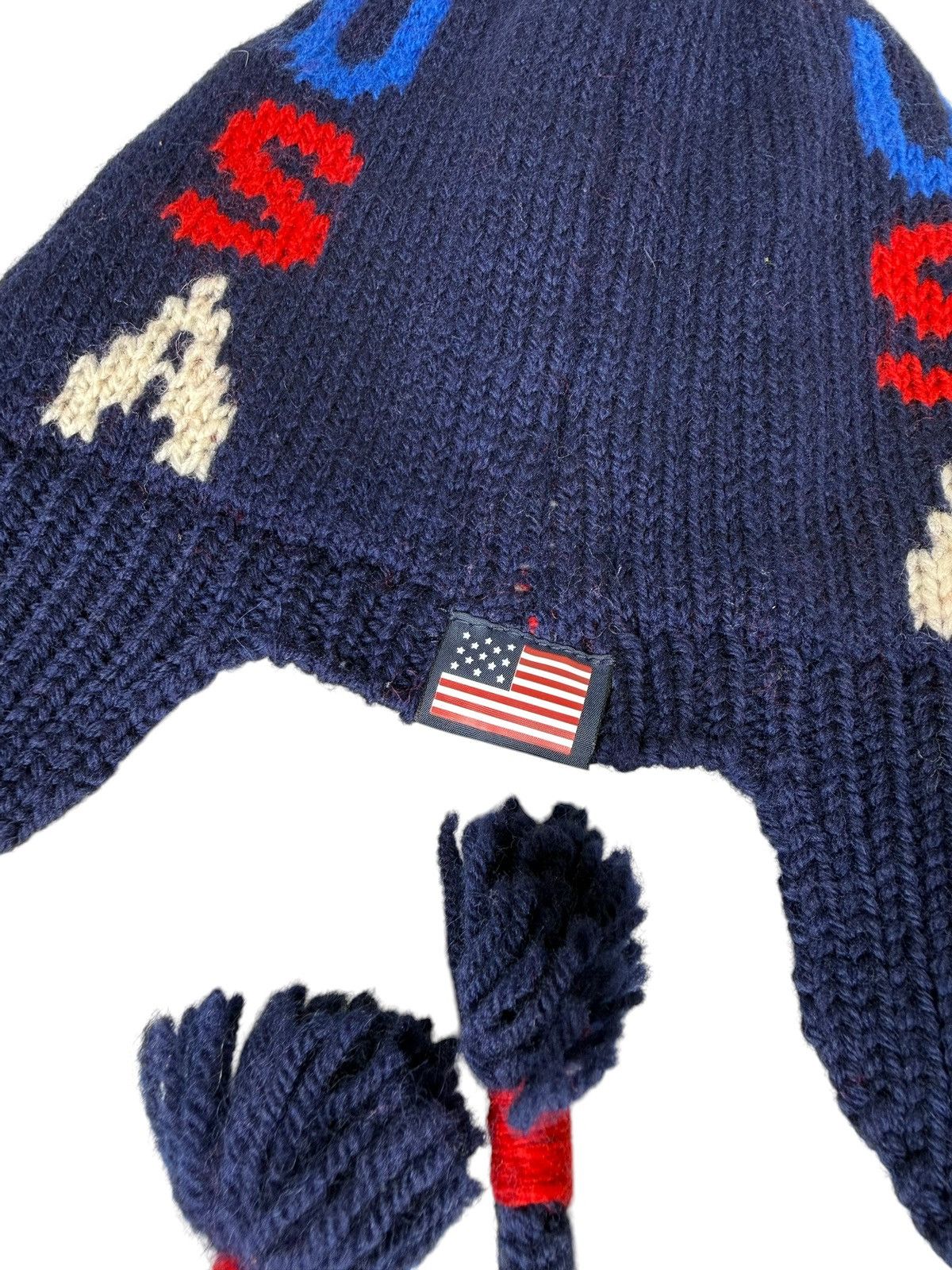 Polo Ralph Lauren Polo Ralph Lauren USA Sochi 2014 Earflap Knit Beanie Hat USA Size ONE SIZE - 4 Thumbnail