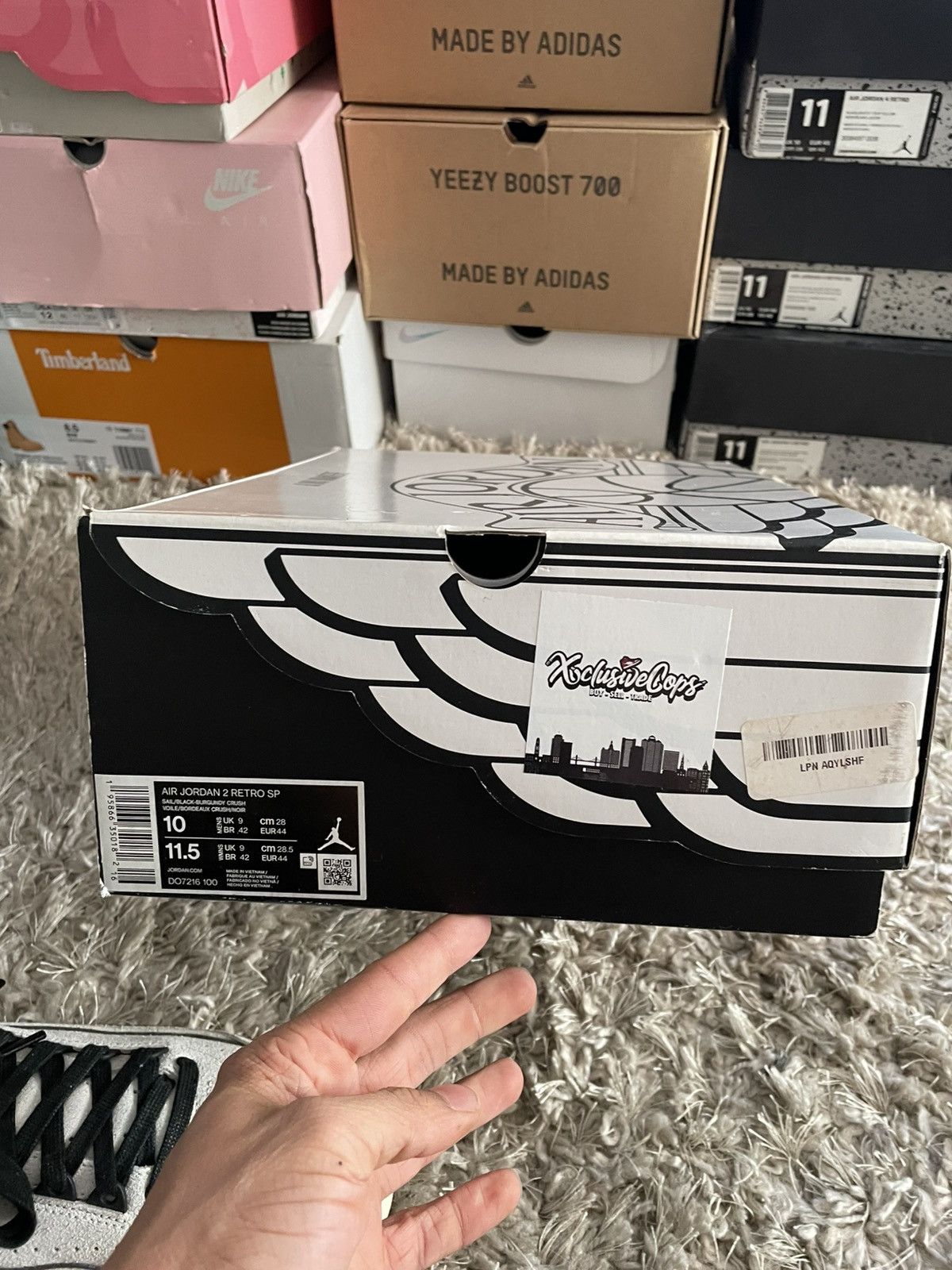 A Ma Maniere × Jordan Brand Jordan 2 A Ma Maniere Size US 10 / EU 43 - 11 Thumbnail