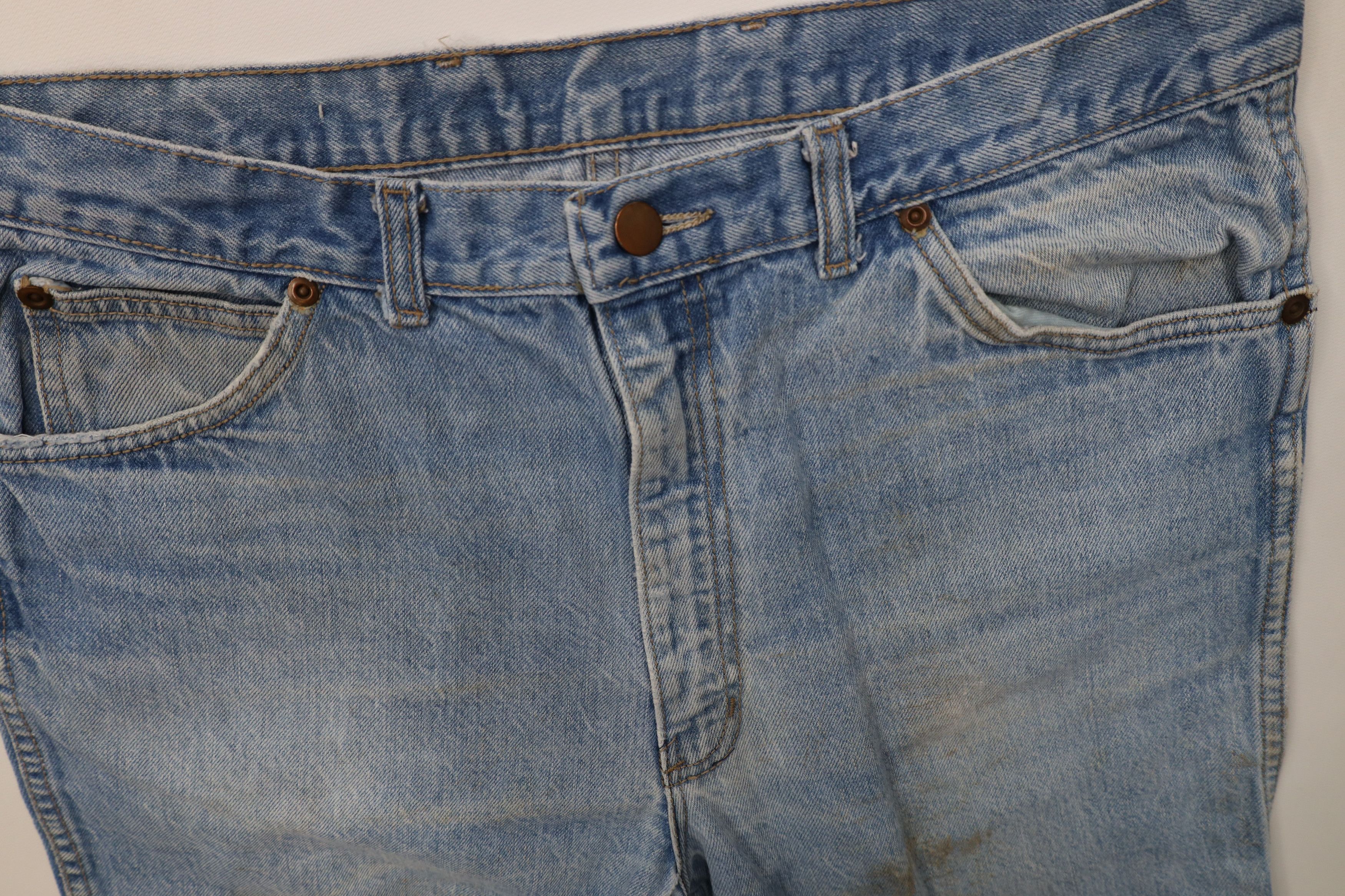 Vintage Vintage 70s Streetwear Straight Leg Denim Jeans Blue USA Size US 34 / EU 50 - 8 Thumbnail
