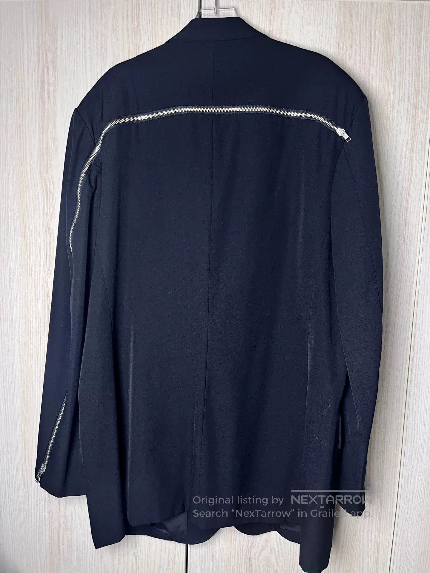 Yohji Yamamoto Yohji Yamamoto Zip Back Suit Jacket. Size US XL / EU 56 / 4 - 2 Thumbnail