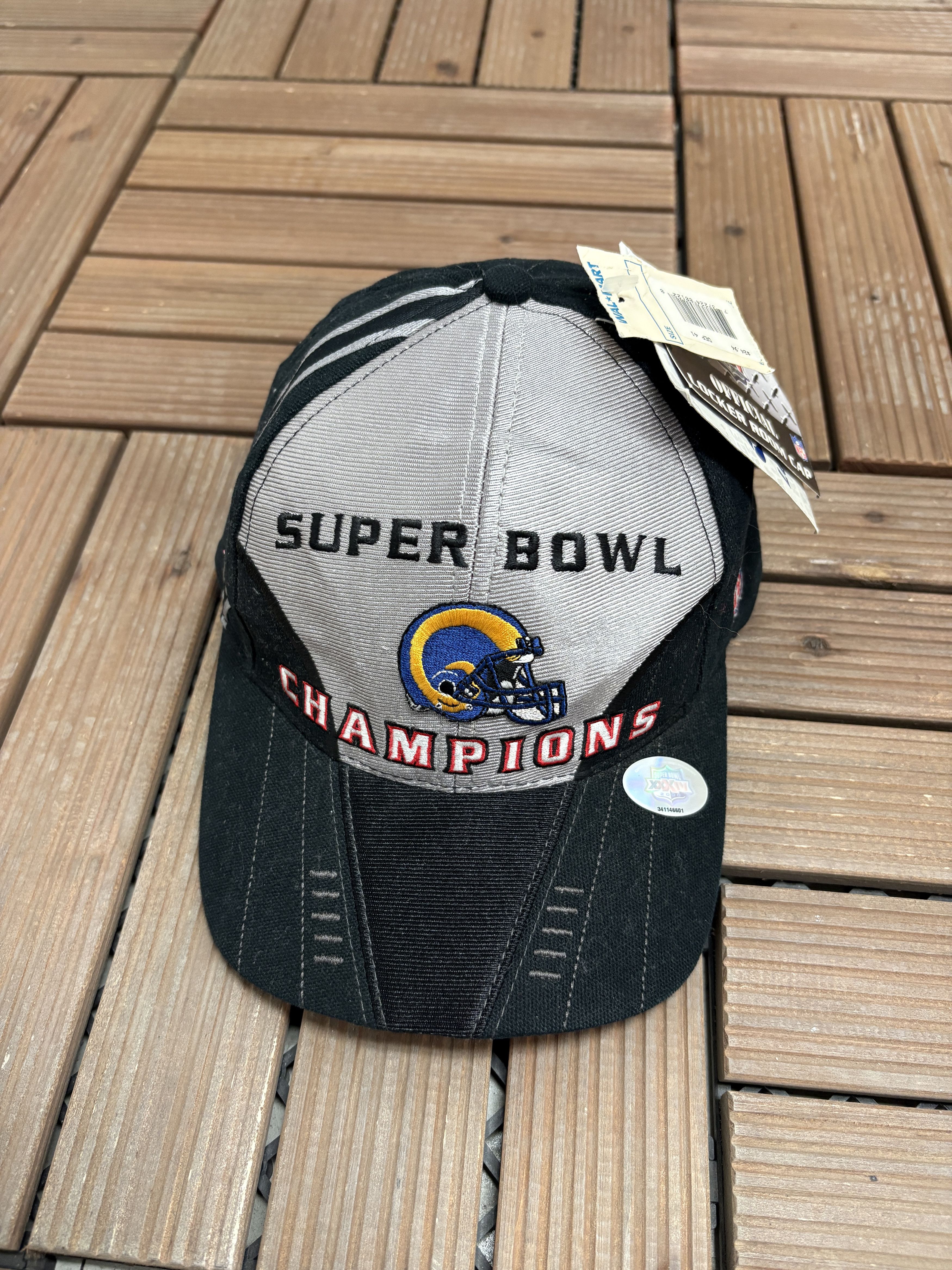 Logo Athletic St. Louis Rams Super Bowl Champions Vintage Hat Cap Size ONE SIZE - 1 Thumbnail
