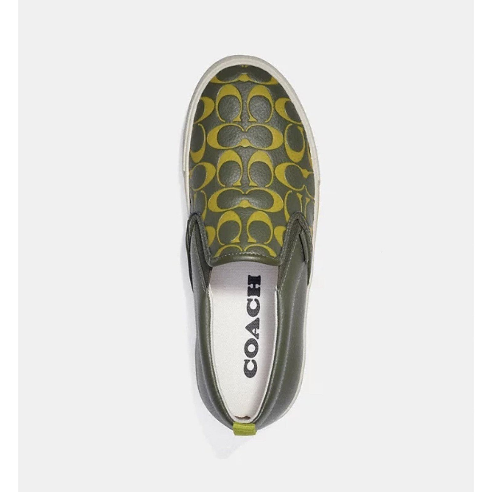 Coach Coach CA283 Printed Pebble Skate Sneakers Army Green Sz 9.5D Size US 9.5 / EU 42-43 - 9 Thumbnail