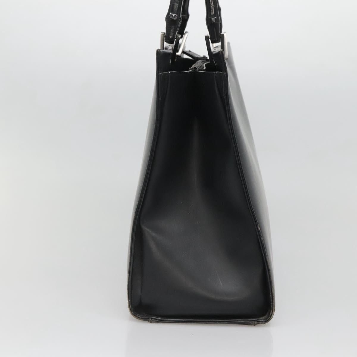 Gucci GUCCI Bamboo Hand Bag Leather Black 002 1010 002 1010 Size ONE SIZE - 4 Thumbnail