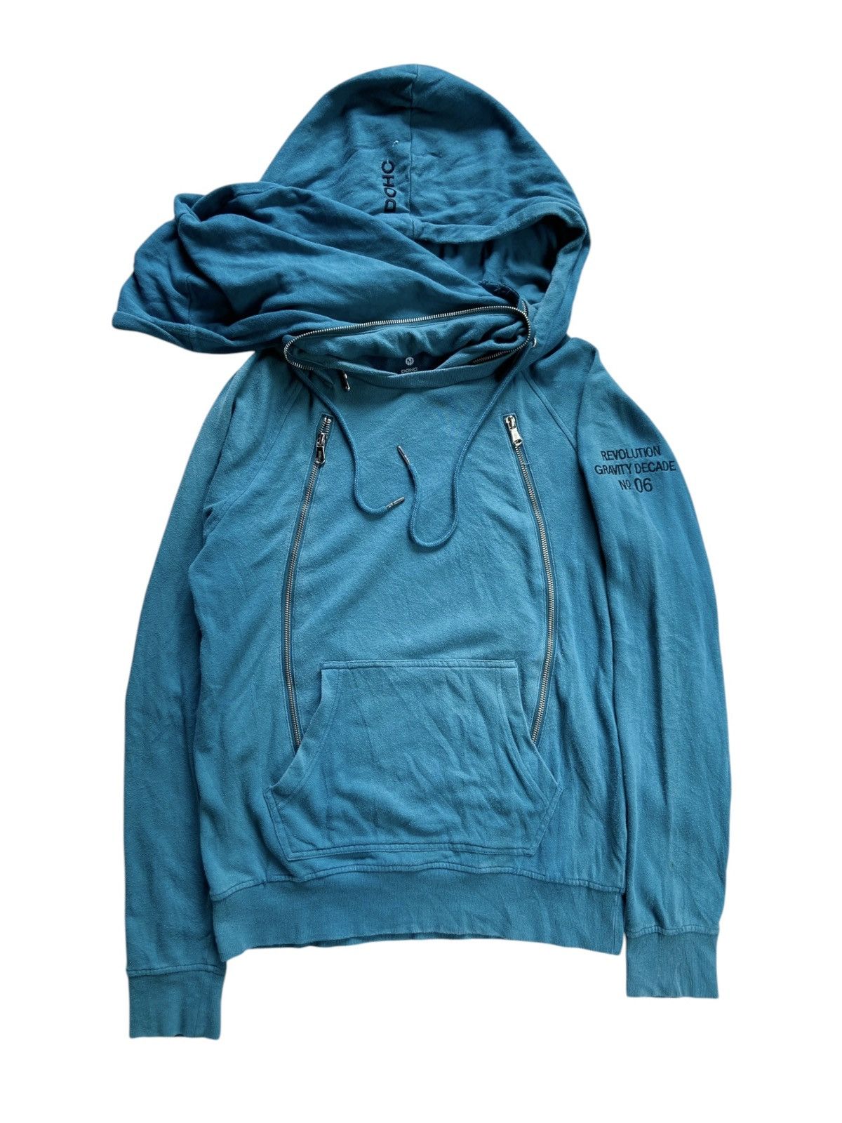 Japanese Brand DOHC MULTI ZIPPER DOUBLE JUMPER ZIP HOODIE Size US L / EU 52-54 / 3 - 1 Thumbnail