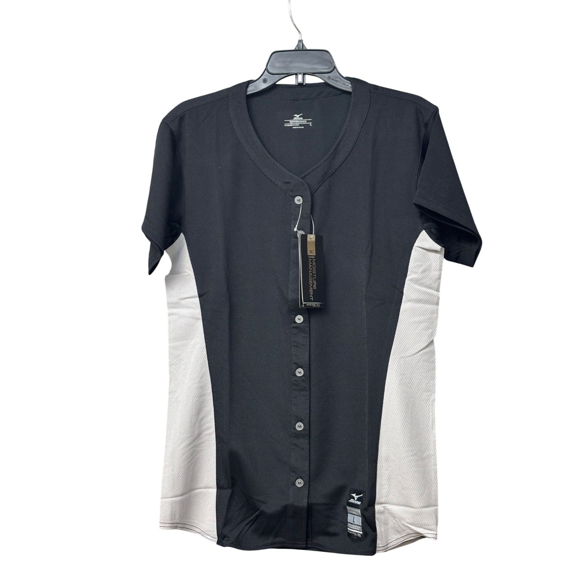 Mizuno Mizuno Women's Pro Full Button Softball Game Jersey, 350581, Size L / US 10 / IT 46 - 12 Thumbnail