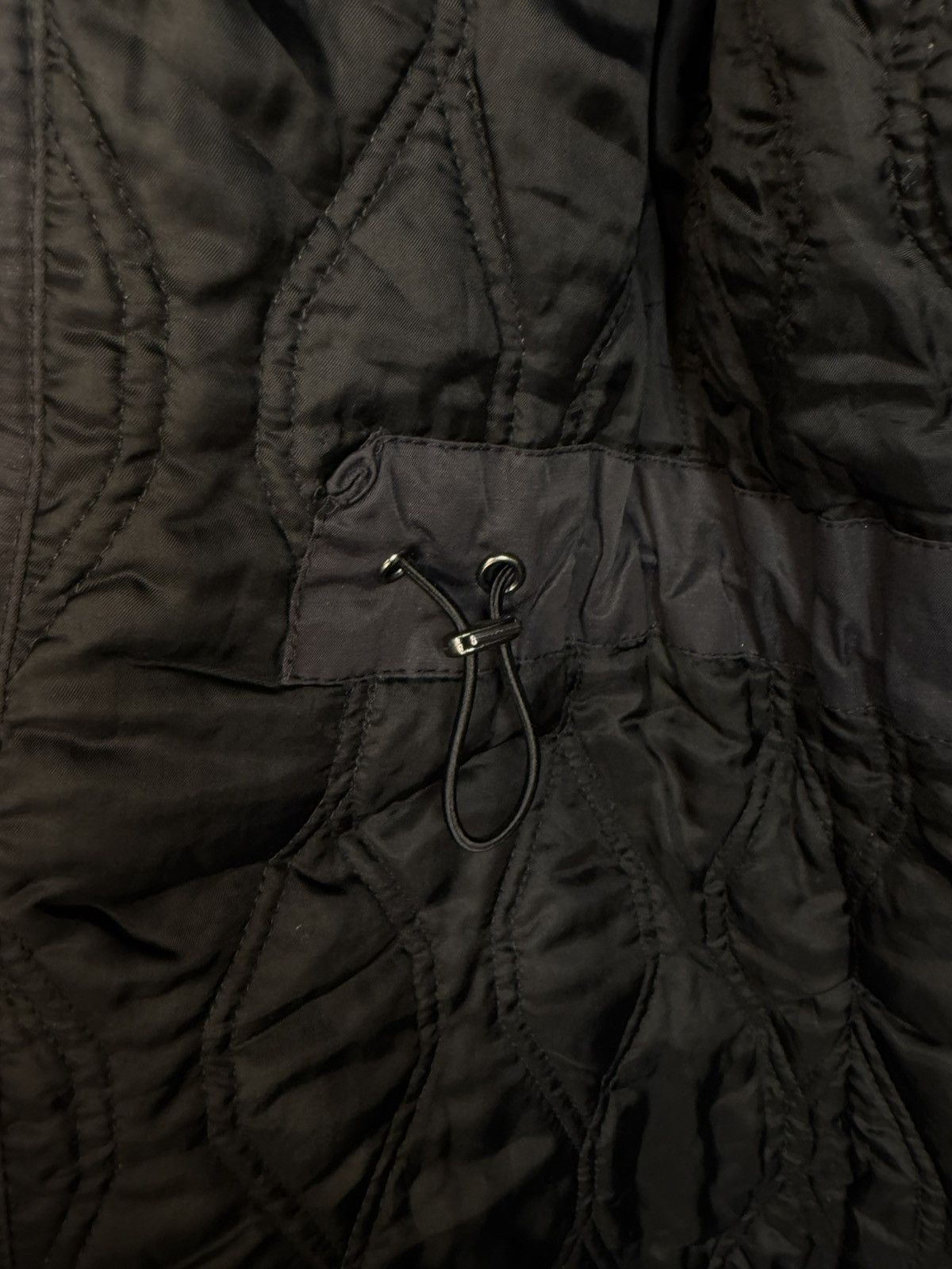 Yves Saint Laurent Warm YSL Jacket Black Padded Long Parka Vintage y2k Size US M / EU 48-50 / 2 - 8 Thumbnail