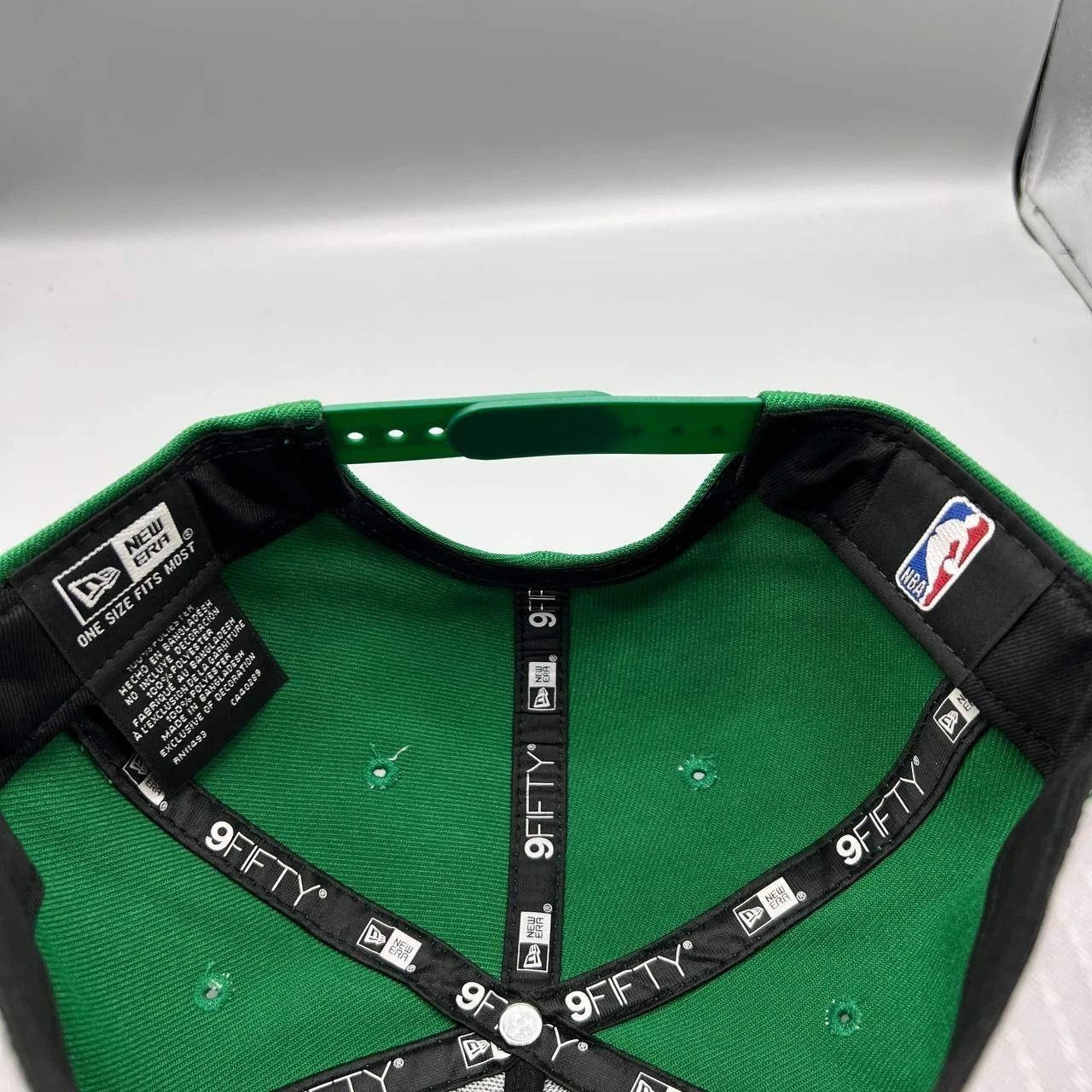 New Era Boston Celtics Hat Men Green NBA Snap Back Cap New A-Frame Size ONE SIZE - 3 Thumbnail
