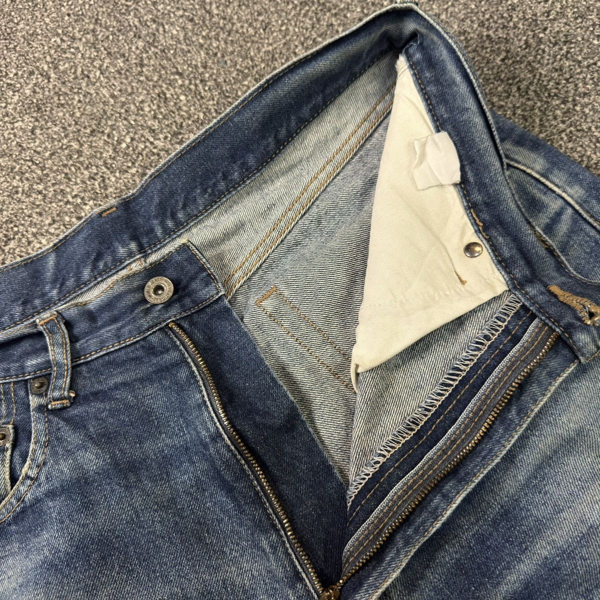 Warehouse 🔥🇯🇵 Vintage Japanese Denim Warehouse Distressed Jeans Size US 33 - 14 Thumbnail