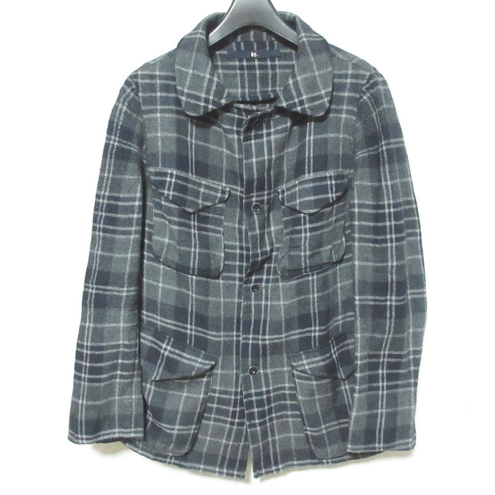 Other 45 45R Check Wool Shirt Textile Tops DUTY FREE for USA Size ONE SIZE - 1 Thumbnail