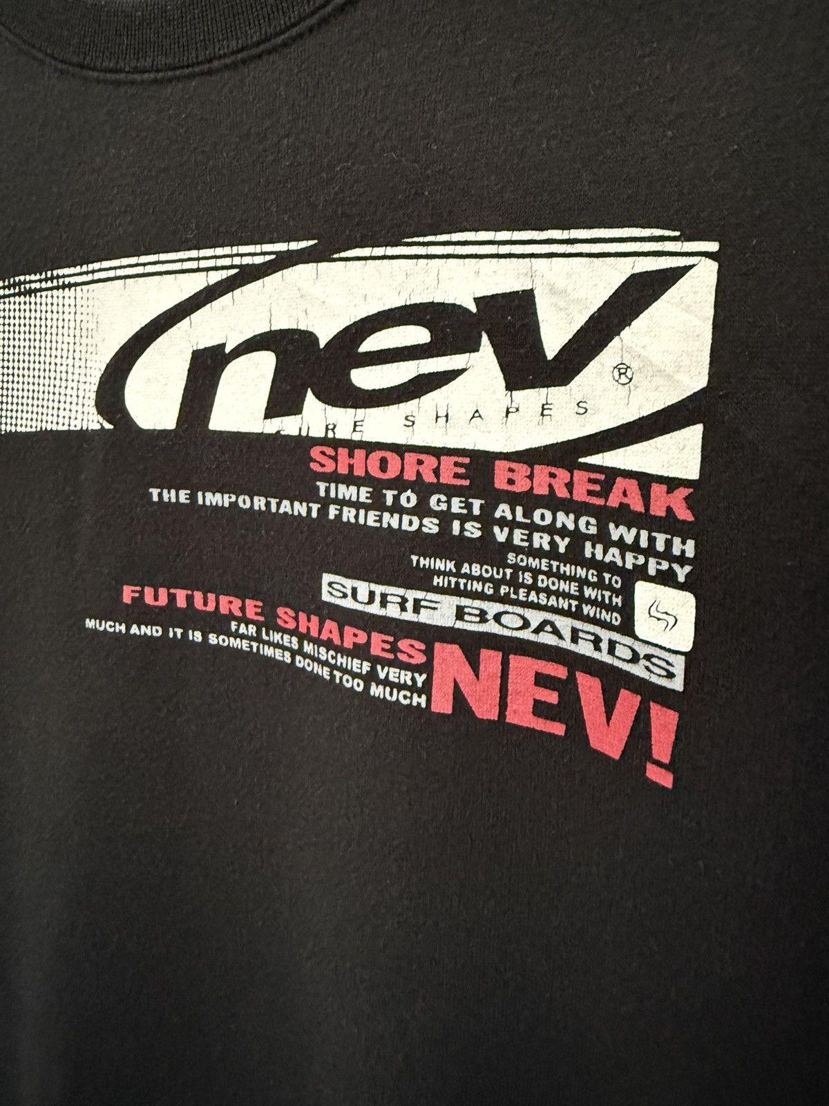 Japanese Brand 🔥 NEV SURF FUTURE SHAPE ROUNDNECK SWEATSHIRT Size US XS / EU 42 / 0 - 5 Thumbnail