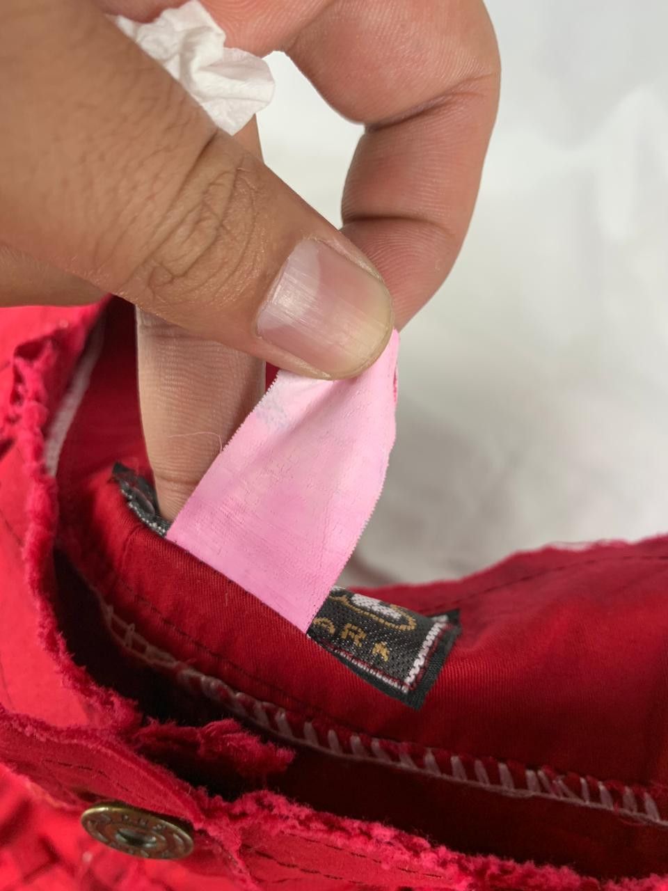 Enyce Enyce Red Tribal Combat Pants (28) Size 28" / US 6 / IT 42 - 11 Thumbnail