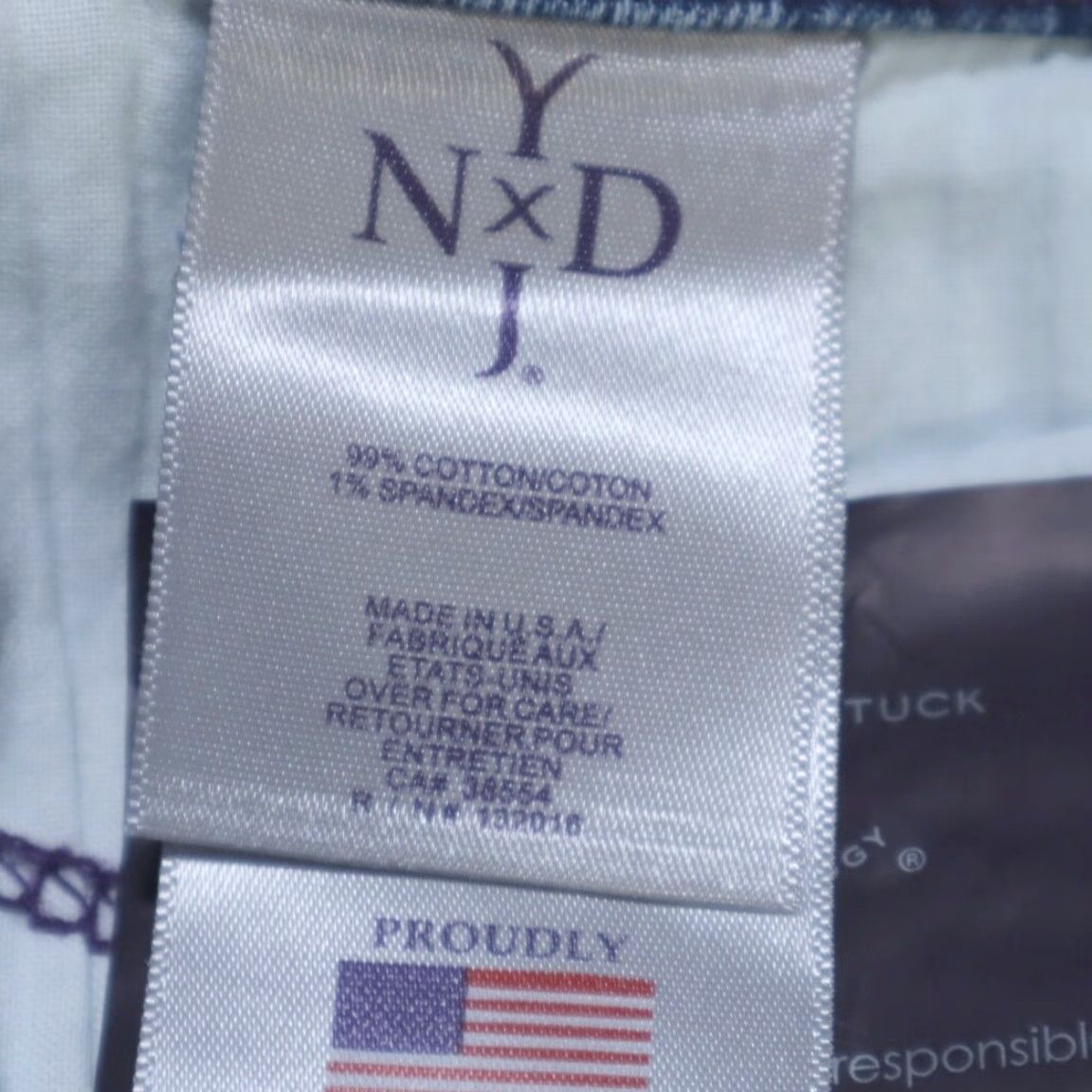 NYDJ NYDJ Jeans Cotton Denim Regular Blue 18 Womens Pants Tuck Crop Jeans Cotton Denim Regular Womens 18 Blue NYDJ Pants Jeans Size 40" / US 18 - 7 Thumbnail
