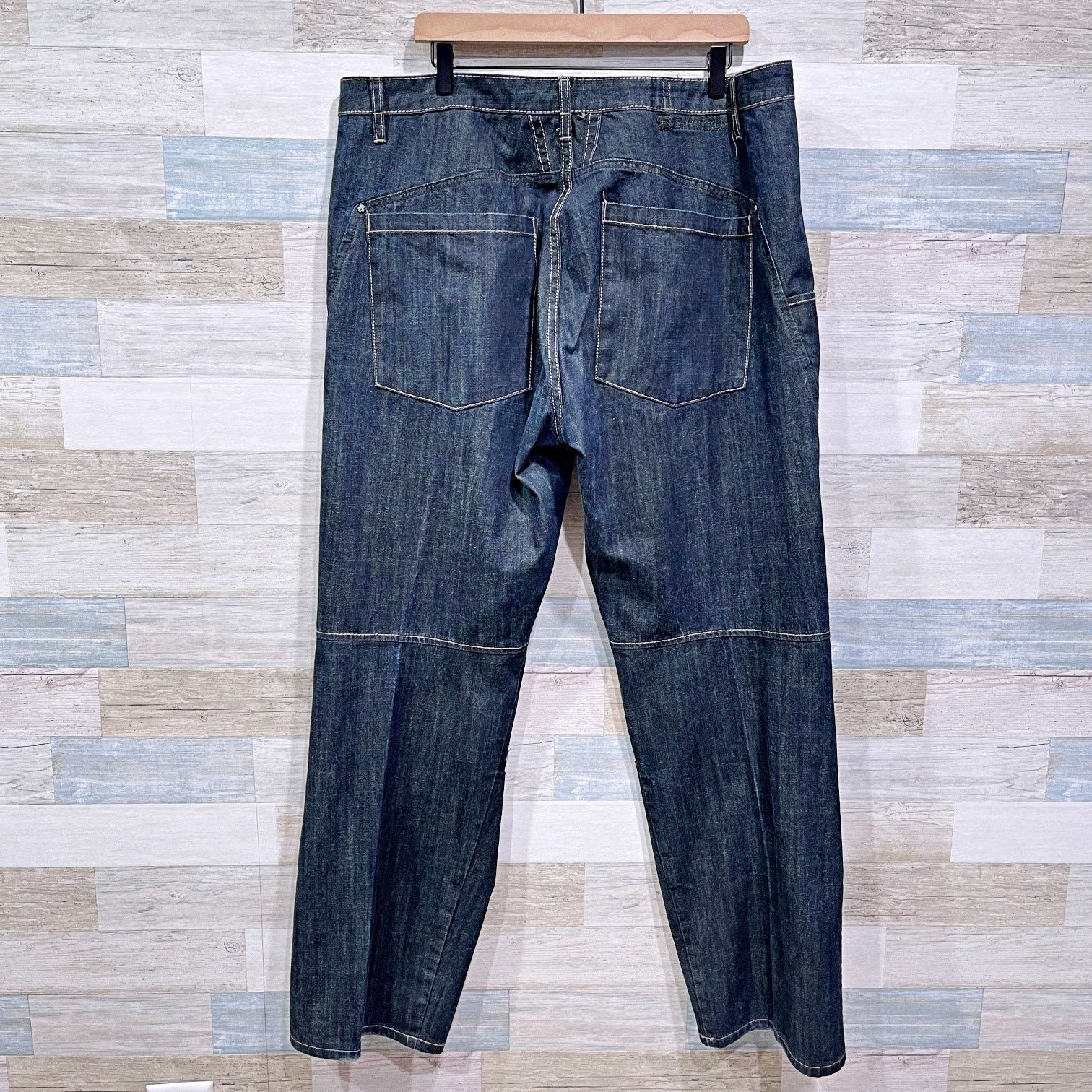 Marithe + Francois Girbaud Marithe Francois Girbaud Dark Straight Jeans Y2K 42x33 Size US 42 / EU 58 - 4 Thumbnail