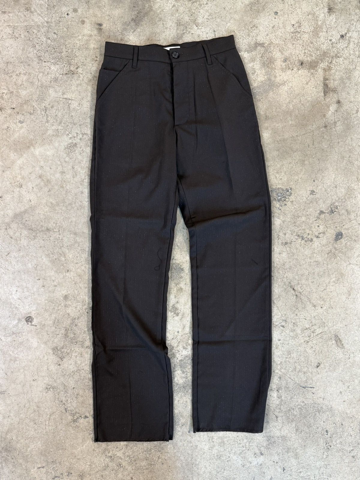 ALEXANDER DIGENOVA Alexander Digenova Brown Limo Pants Size US 30 / EU 46 - 2 Thumbnail