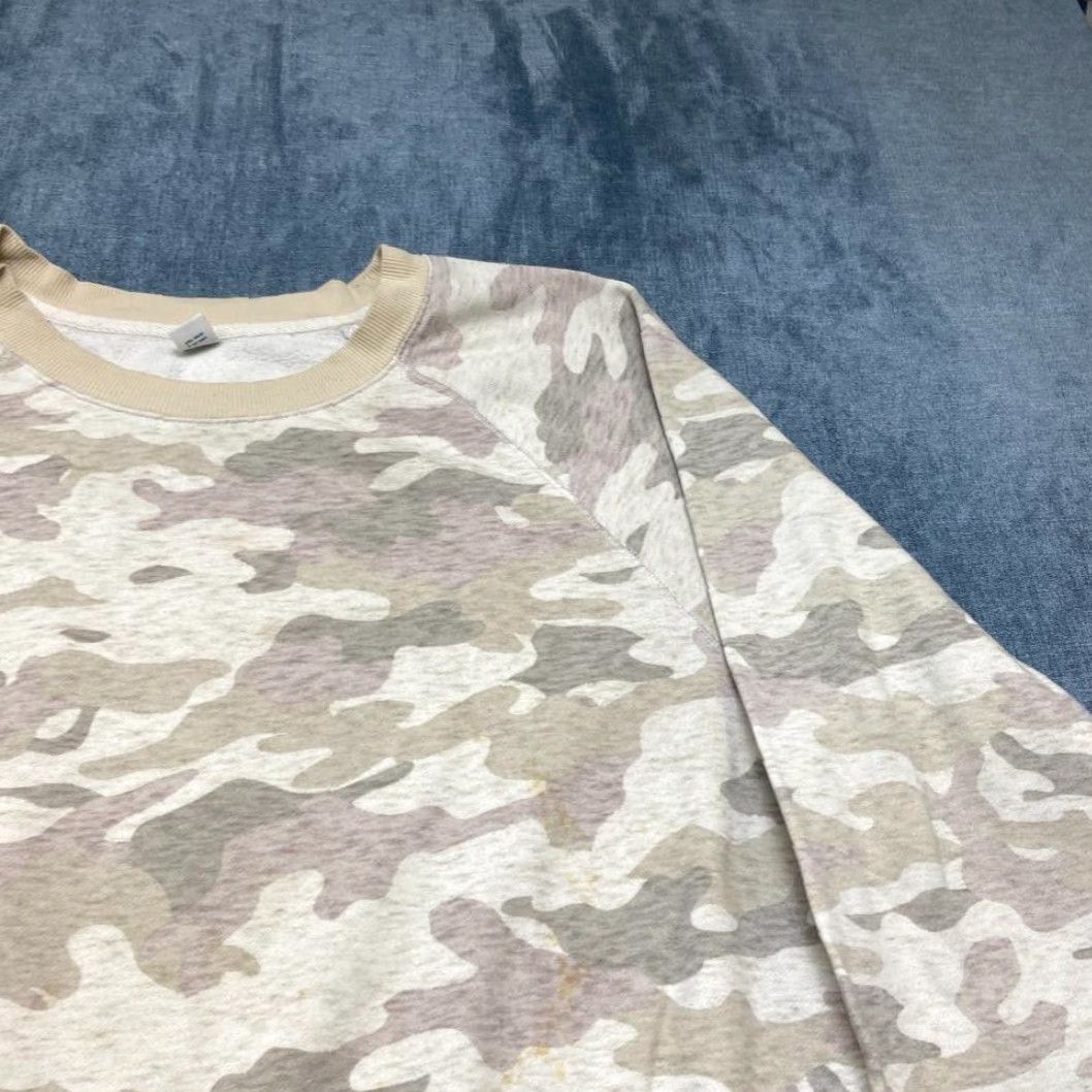 Old Navy Old Navy Sweatshirt Mens XL Beige Camouflage Raglan Sleeve Outdoor Size US XL / EU 56 / 4 - 5 Thumbnail