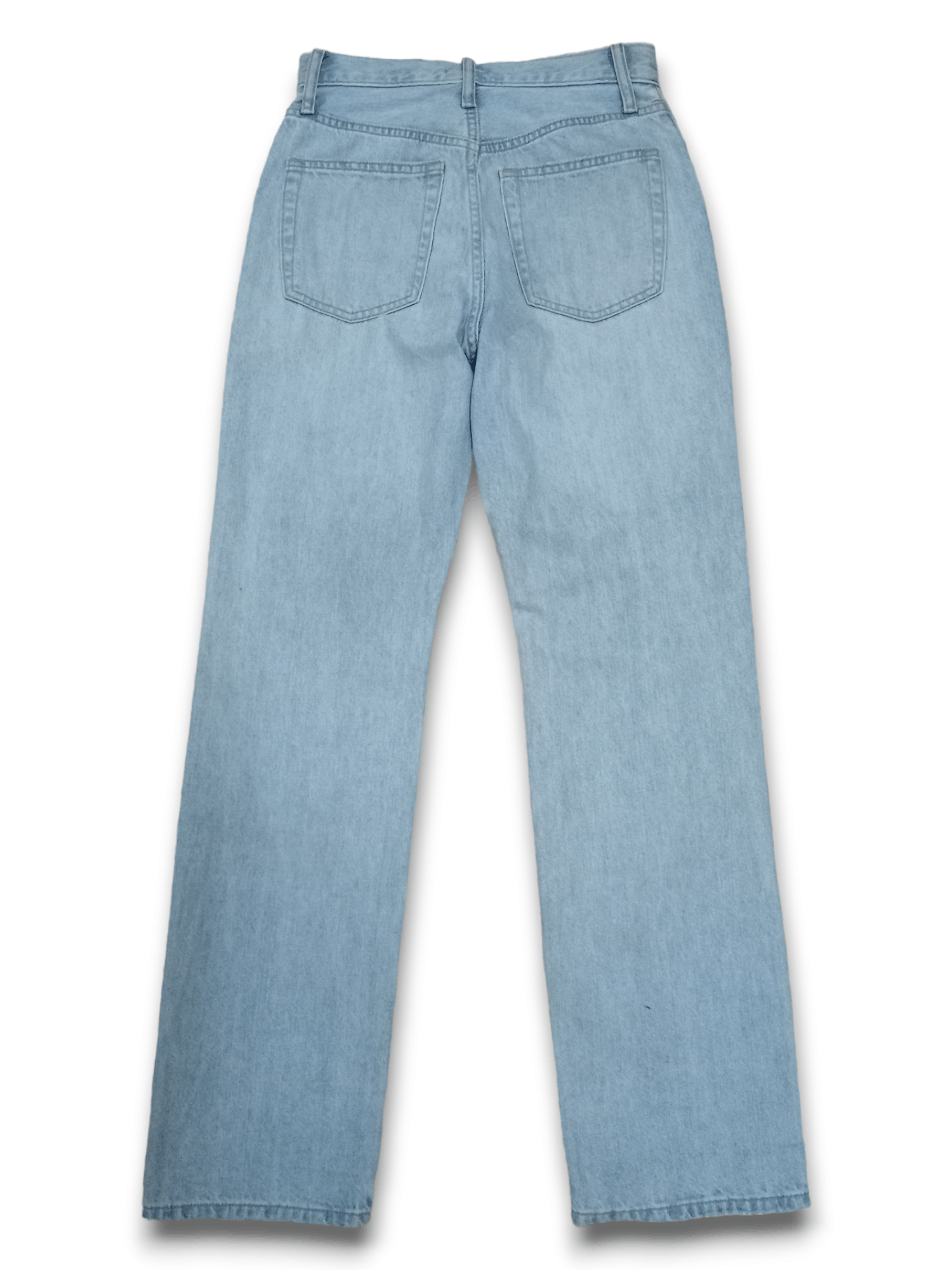 Japanese Brand × Uniqlo Vintage Japanese Uniqlo Blue Wash High Rise Distressed Jeans Size US 26 / EU 42 - 2 Thumbnail
