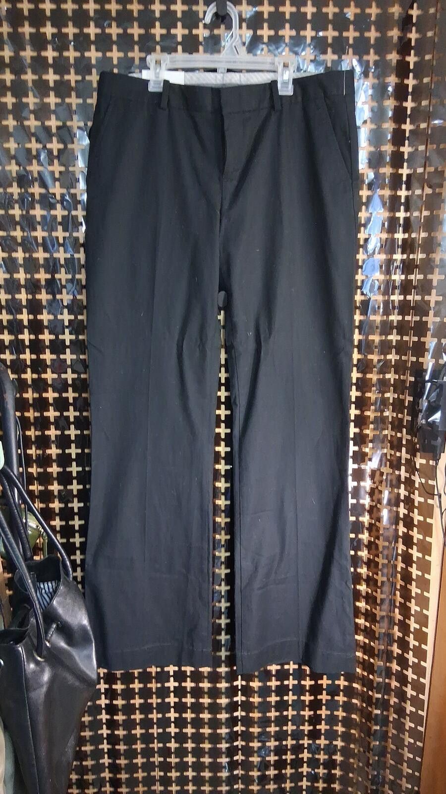 Gap Gap Hip Slung Fit Black Pants Size 10 Long Stretch Flared Size ONE SIZE - 1 Thumbnail