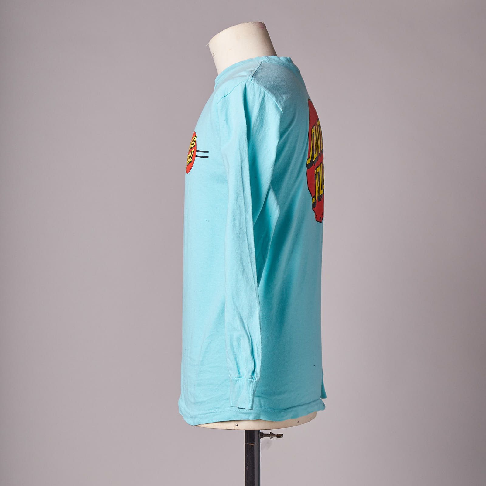 Santa Cruz Skateboards Aqua Santa Cruz Long Sleeve Tee Shirt Size US M / EU 48-50 / 2 - 2 Thumbnail