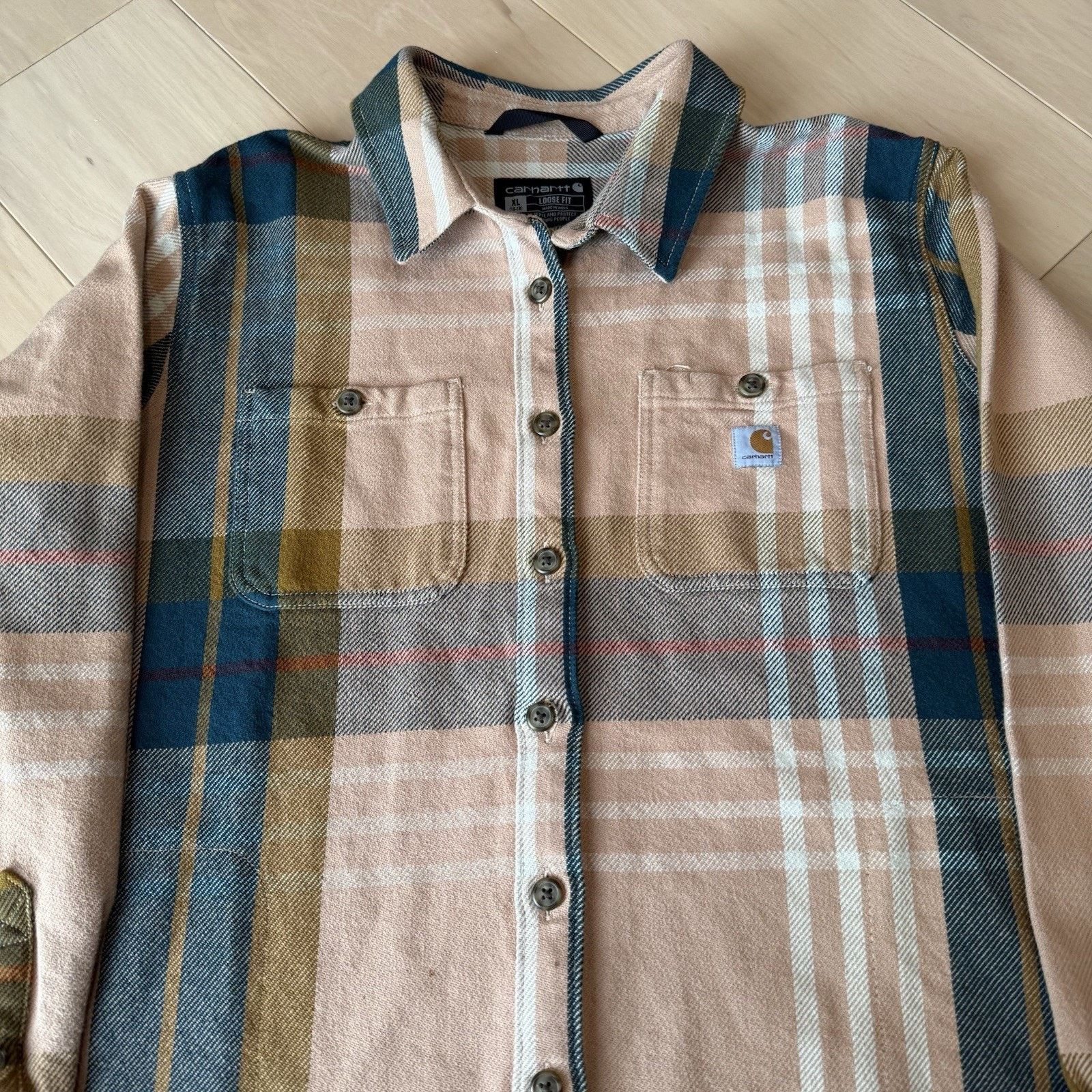 Carhartt Carhartt Heavyweight Twill Flannel Women's XL Multicolor Size XL / US 12-14 / IT 48-50 - 3 Thumbnail