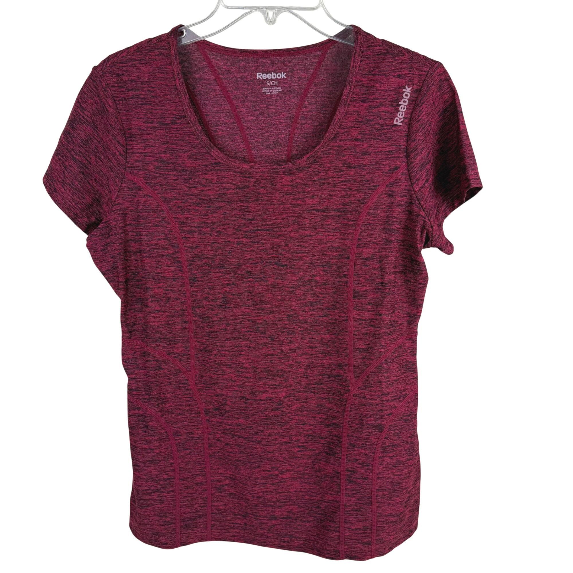 Reebok Reebok Women's Poly Marled Athletic Short-Sleeve T-Shirt Siz Size S / US 4 / IT 40 - 1 Thumbnail