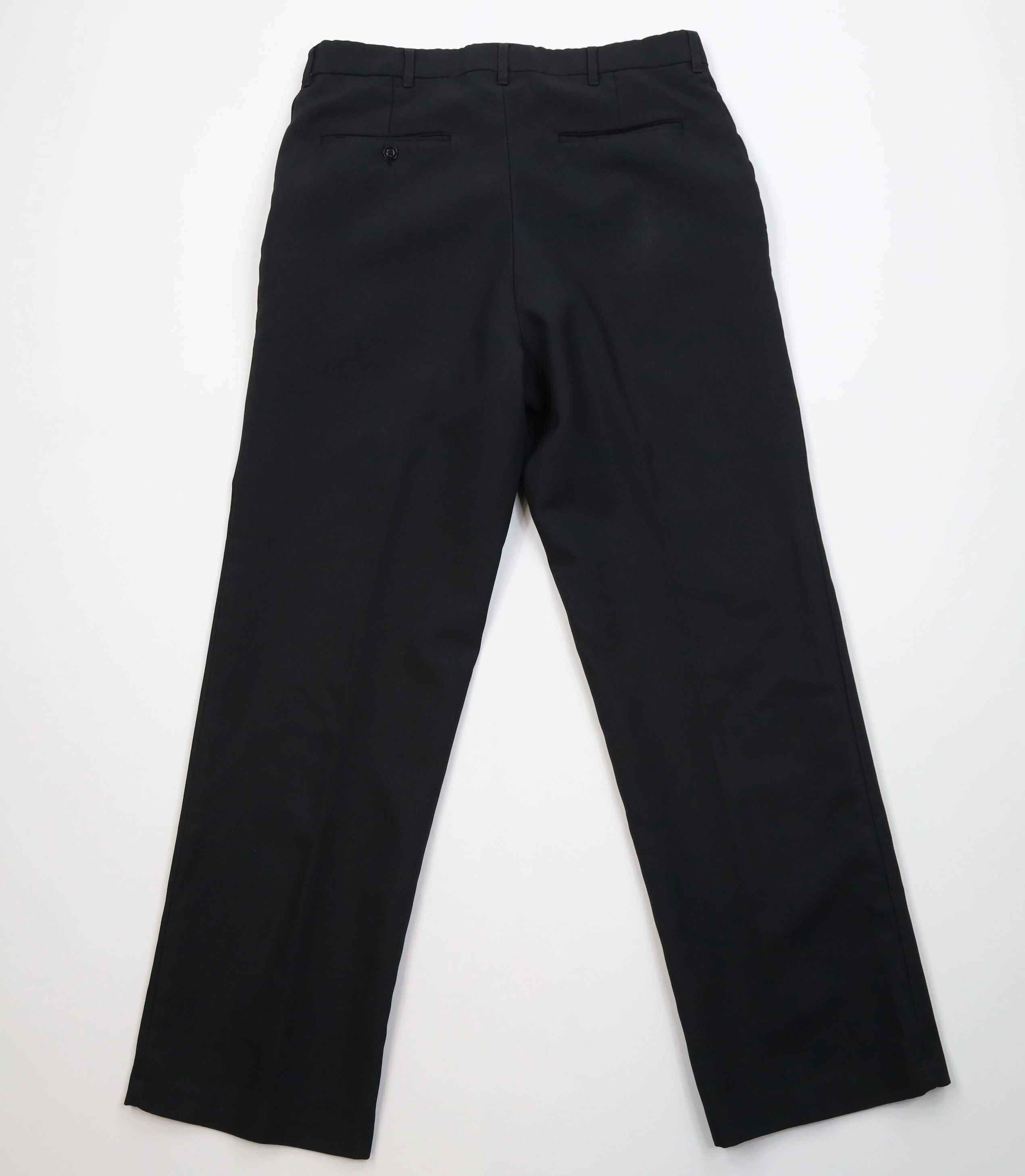 Vintage Vintage 70s Streetwear Flared Wide Leg Chino Pants Black USA Size US 32 / EU 48 - 9 Thumbnail