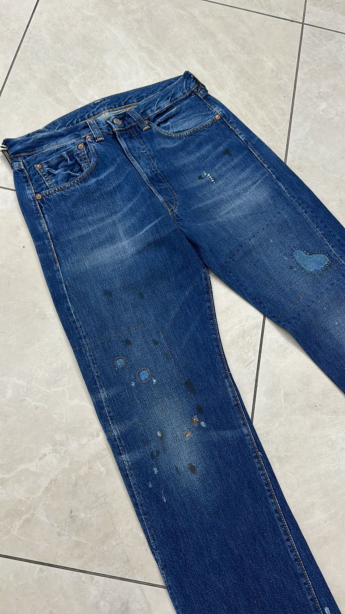 Levi's Vintage Clothing LVC Levi's Vintage Clothing 1947 501XX BigE Selvedge Jeans Size US 32 / EU 48 - 4 Thumbnail