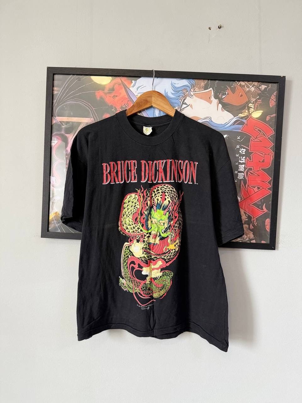 Band Tees Bruce Dickinson Tour 1990 vintage t shirt Medium Tattooed Size US L / EU 52-54 / 3 - 1 Thumbnail