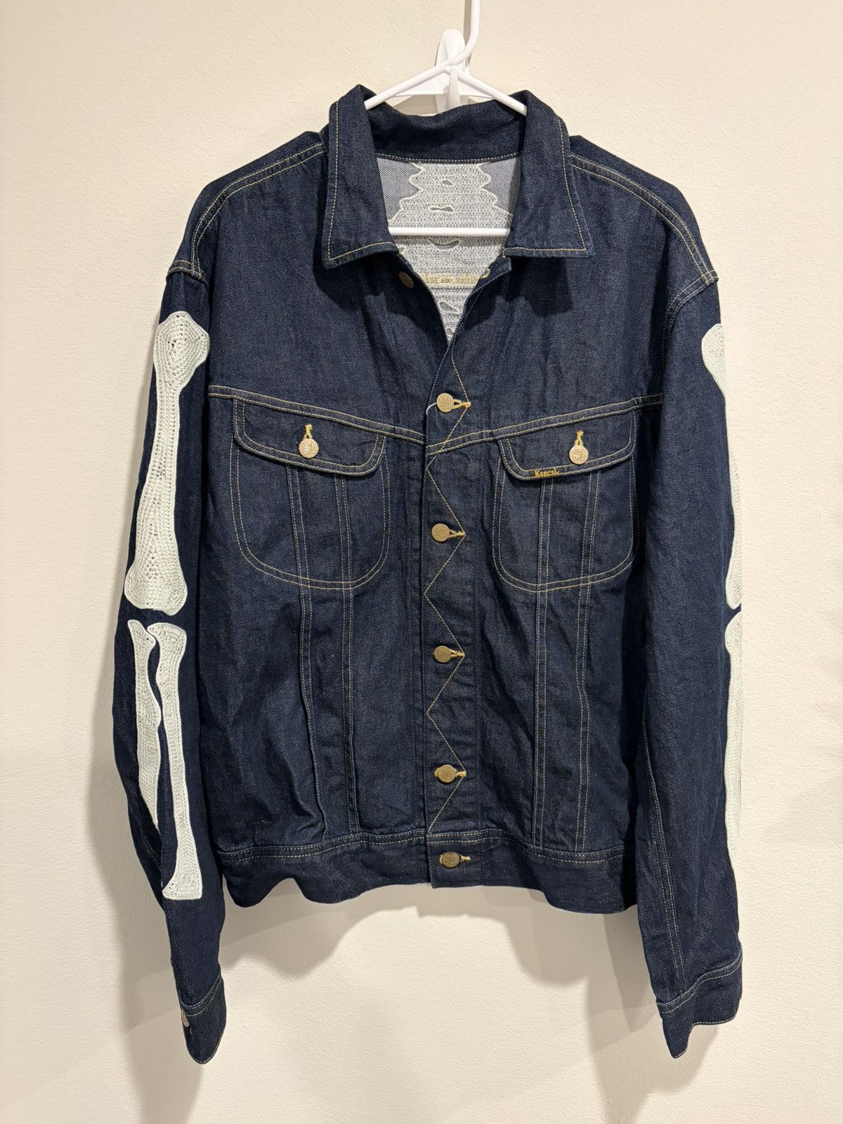 Kapital Kapital skeleton bone denim jacket 48 Size US L / EU 52-54 / 3 - 2 Thumbnail