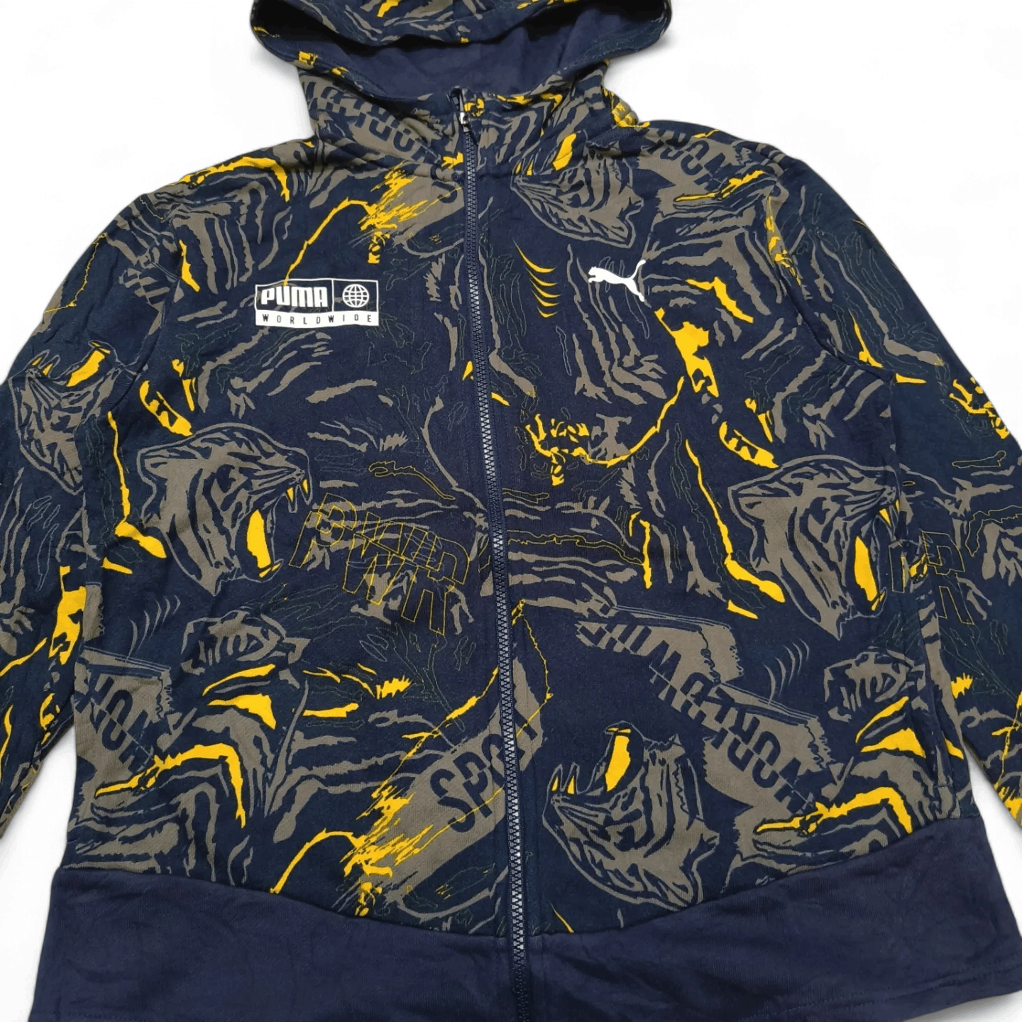 Puma Puma Worldwide Sport Alpha Printed Hoodie Jacket Size US S / EU 44-46 / 1 - 4 Thumbnail