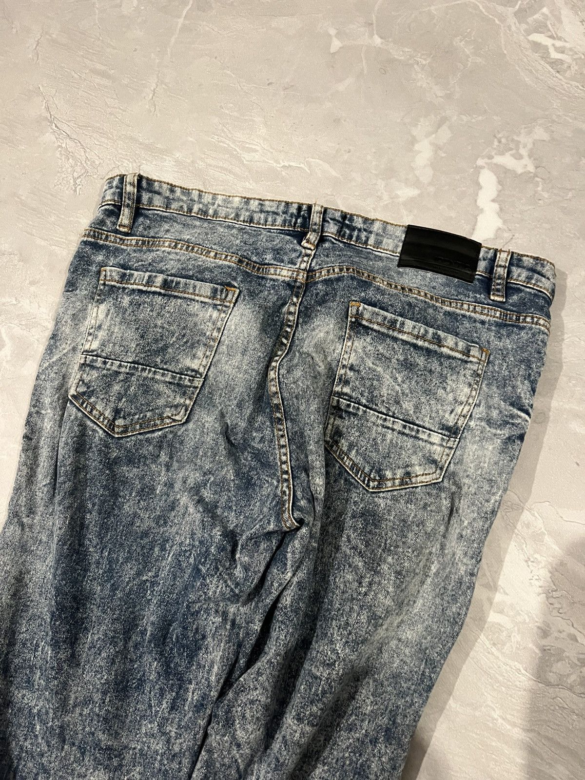Japanese Brand Slim Distressed Paint Faded Fit / Archive Japan Vibe Vintage Size US 36 / EU 52 - 4 Thumbnail
