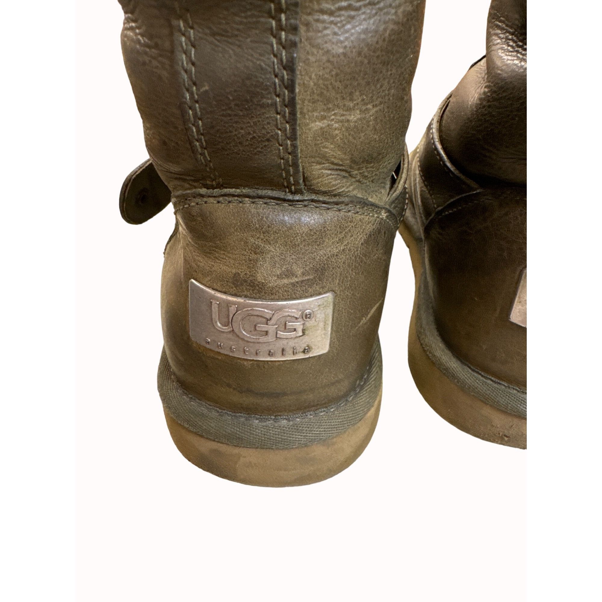 Ugg UGG Australia women’s brown fur lined leather boots size 7 S Size US 7 / IT 37 - 6 Thumbnail