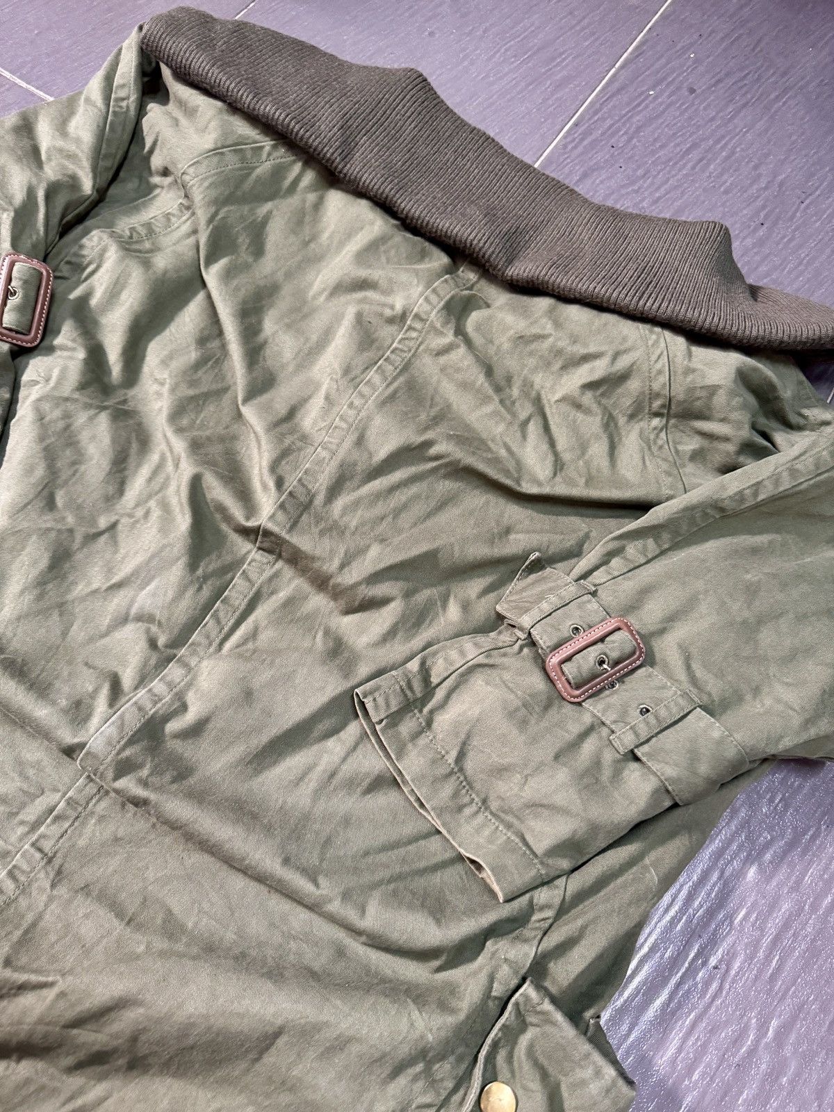 Comme des Garcons × mercibeaucoup mercibeaucoup uncoventional army style jacket Size L / US 10 / IT 46 - 6 Thumbnail