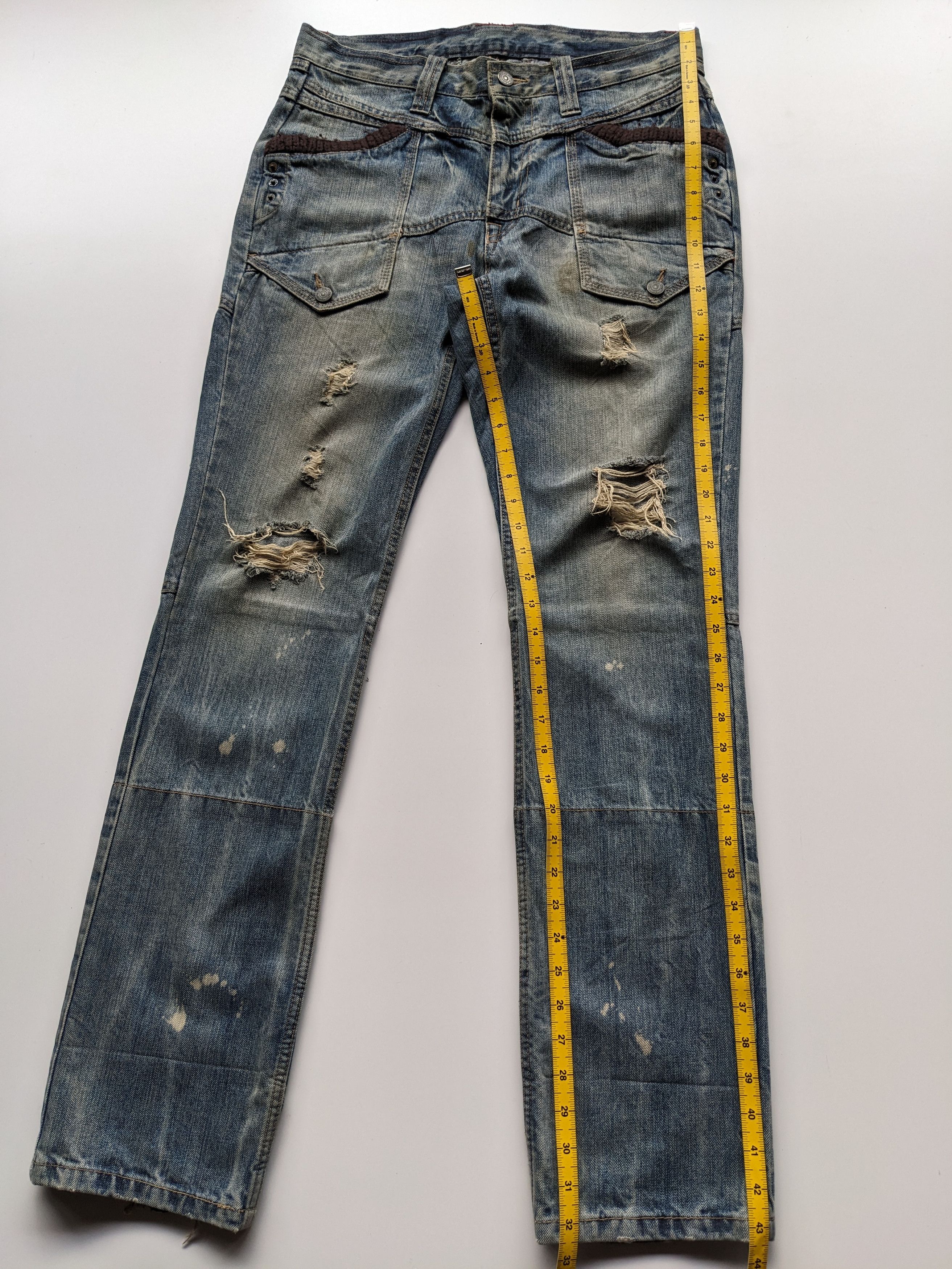 PPFM PPFM double pocket ripped jeans Size US 33 - 9 Thumbnail