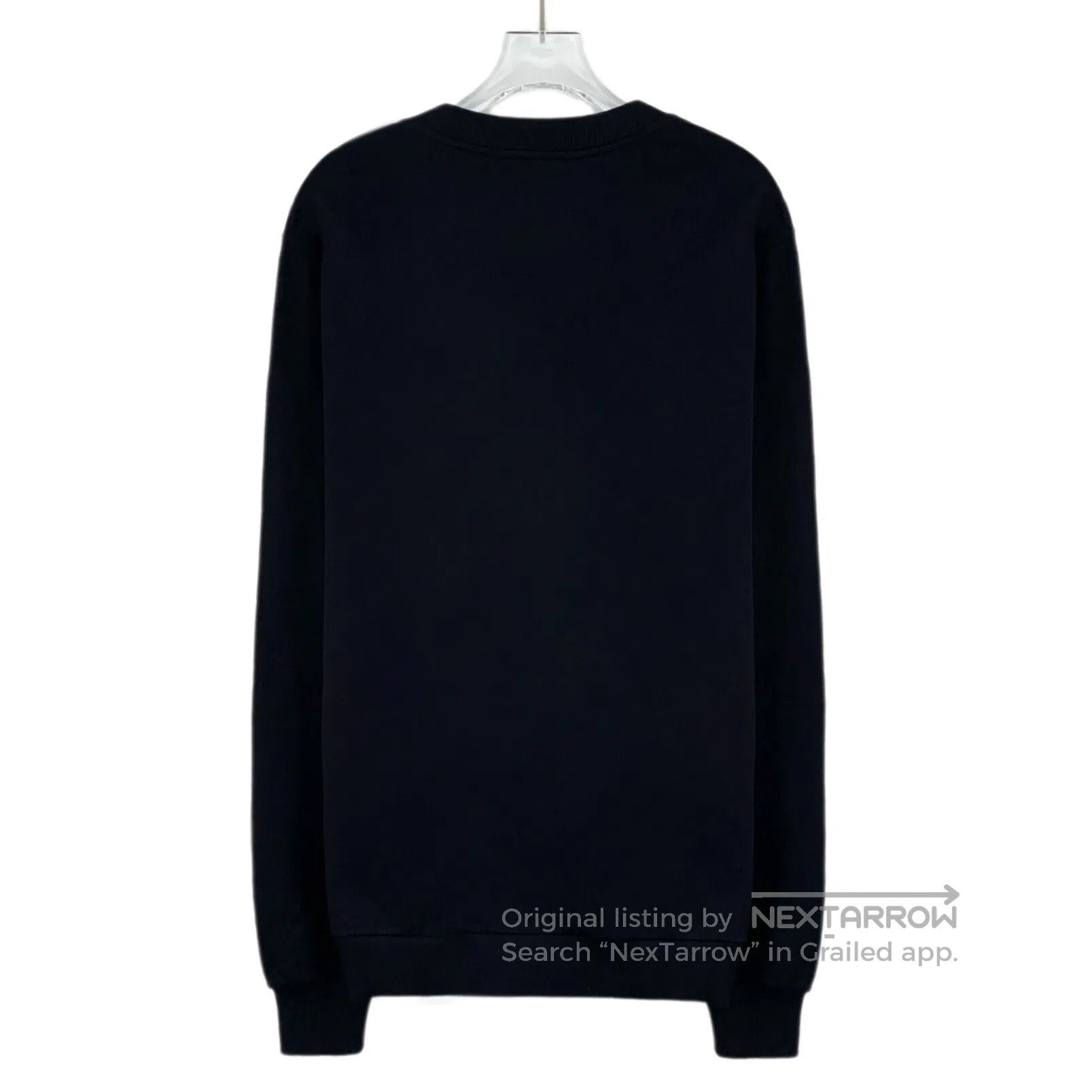 Versace Versace Black Logo Letter Pattern Print Cotton Round Neck Size US L / EU 52-54 / 3 - 2 Thumbnail